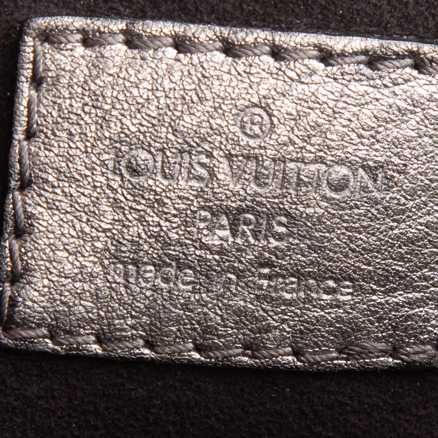 Louis Vuitton Metallic Silver Monogram Mahina Leather XS Hobo