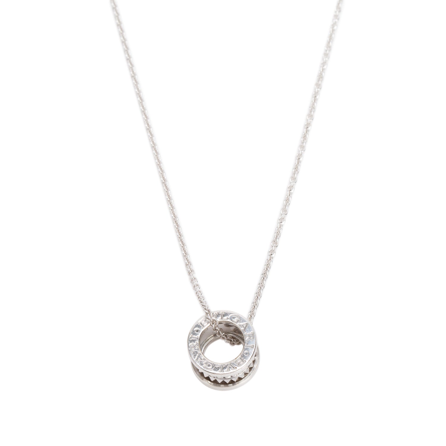 BVLGARI Sterling Silver Save The Children Pendant Necklace