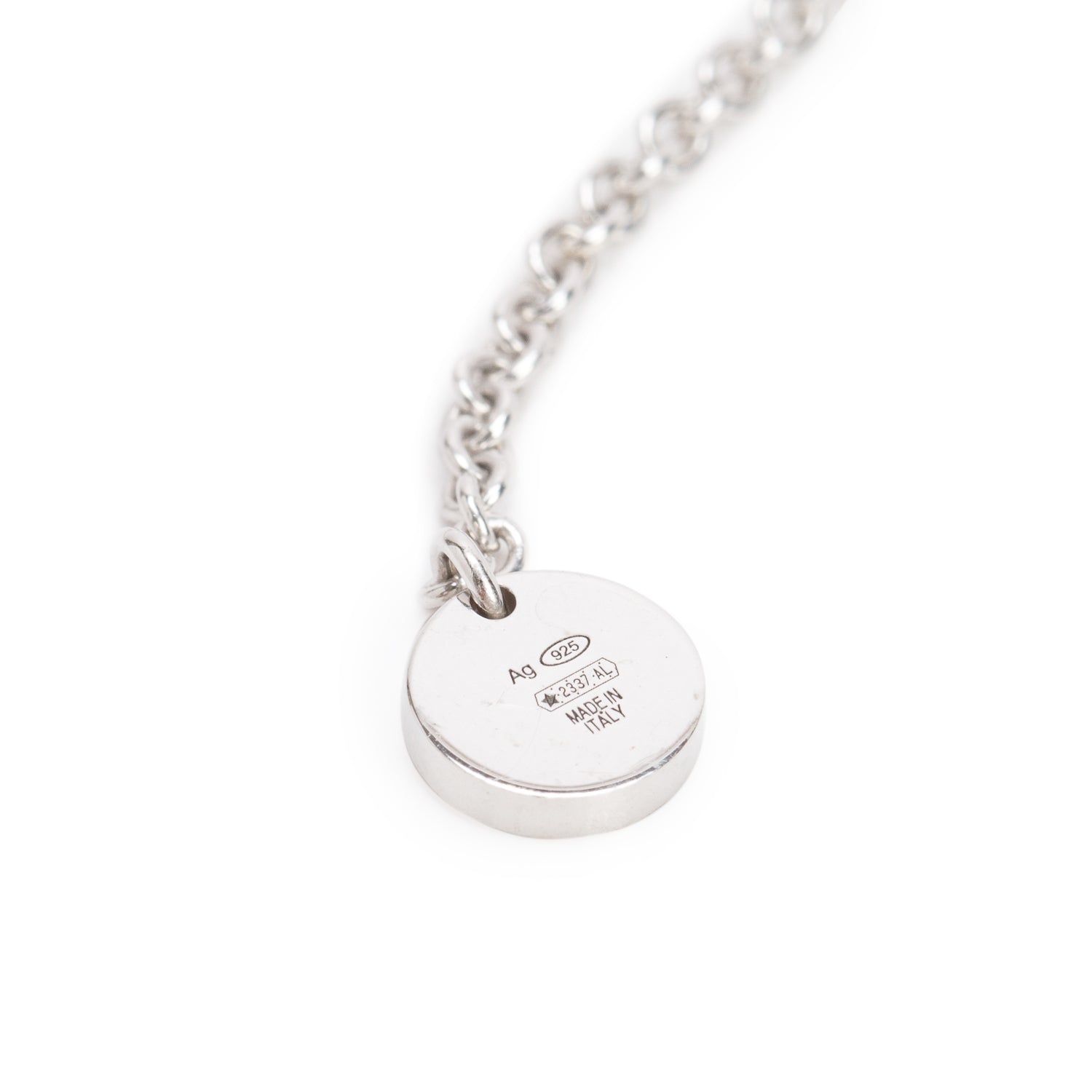 BVLGARI Sterling Silver Save The Children Pendant Necklace