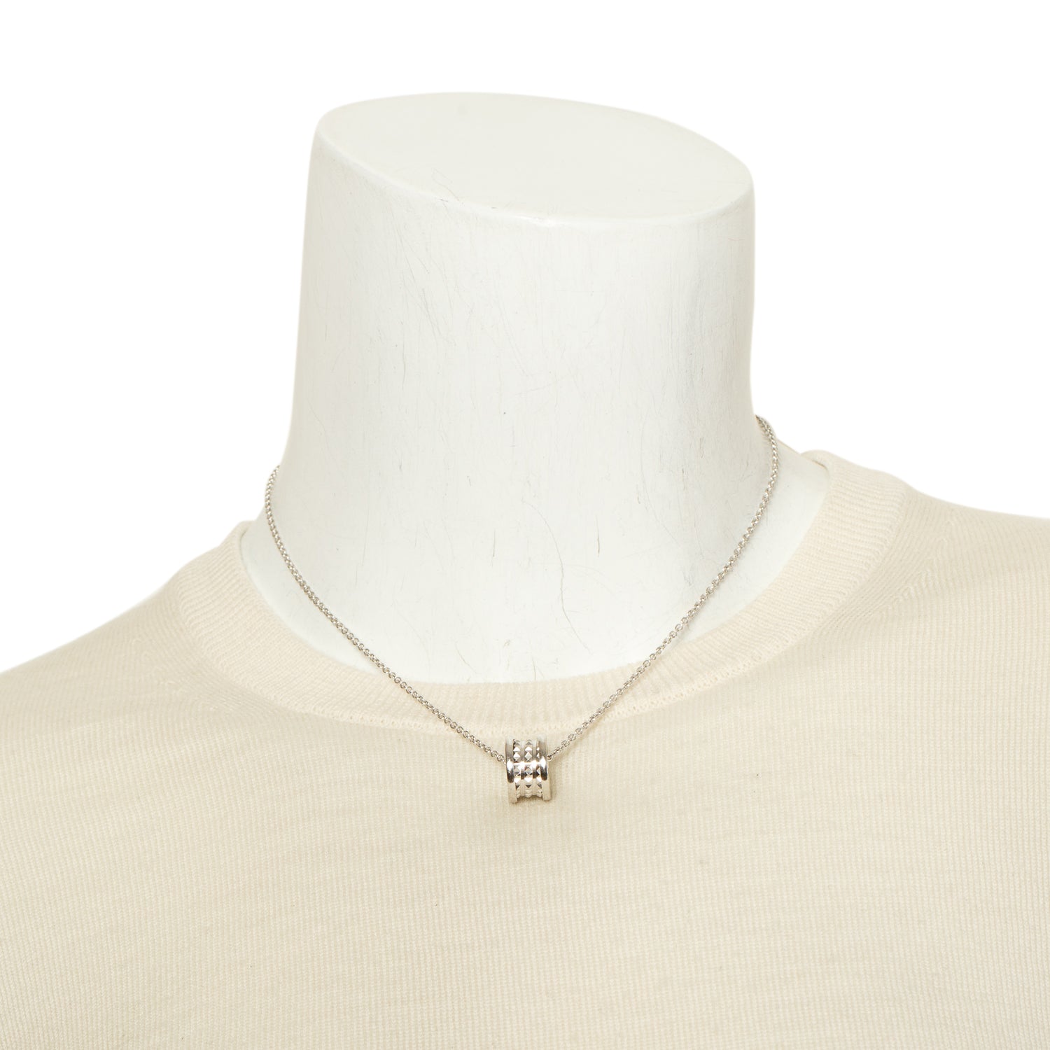 BVLGARI Sterling Silver Save The Children Pendant Necklace