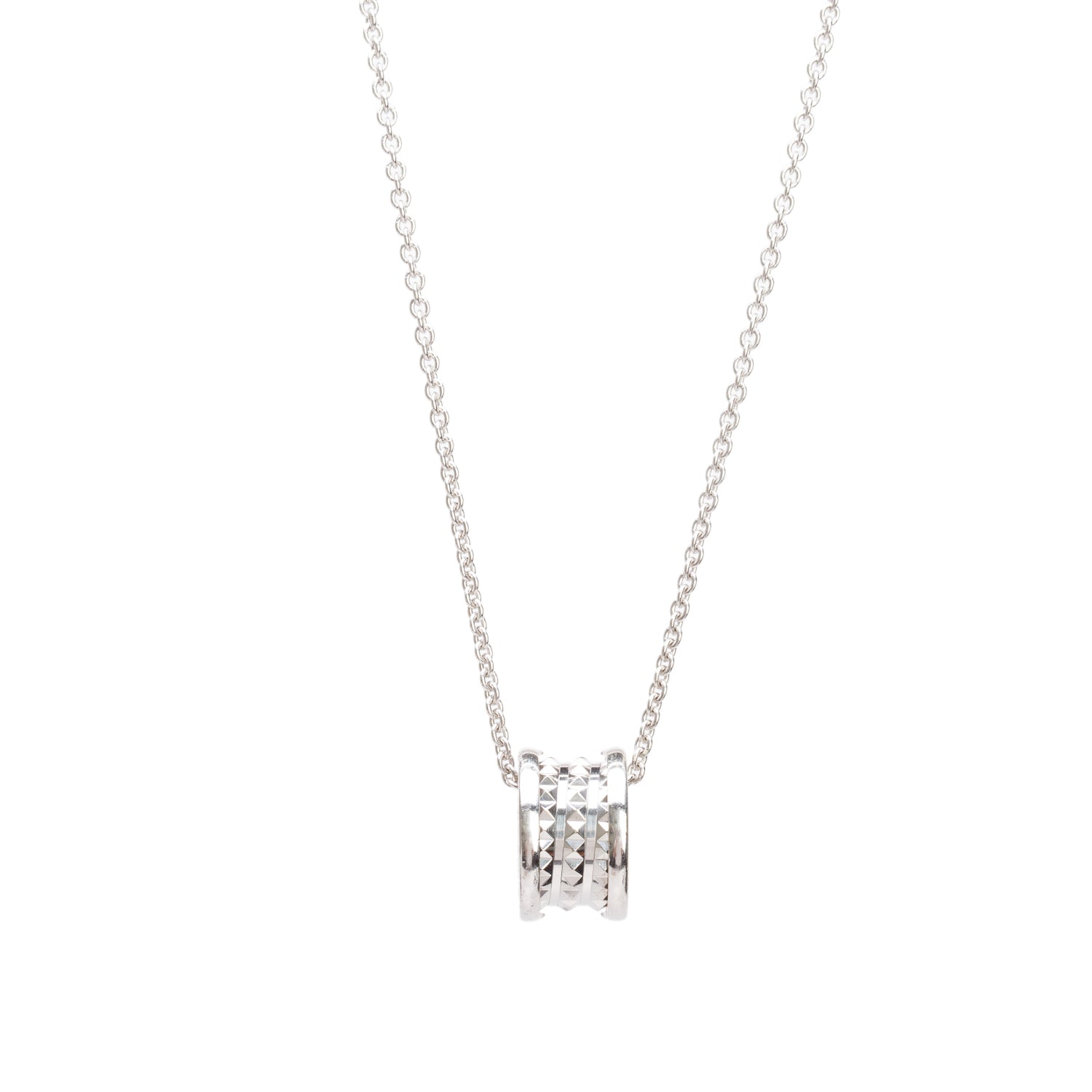 BVLGARI Sterling Silver Save The Children Pendant Necklace