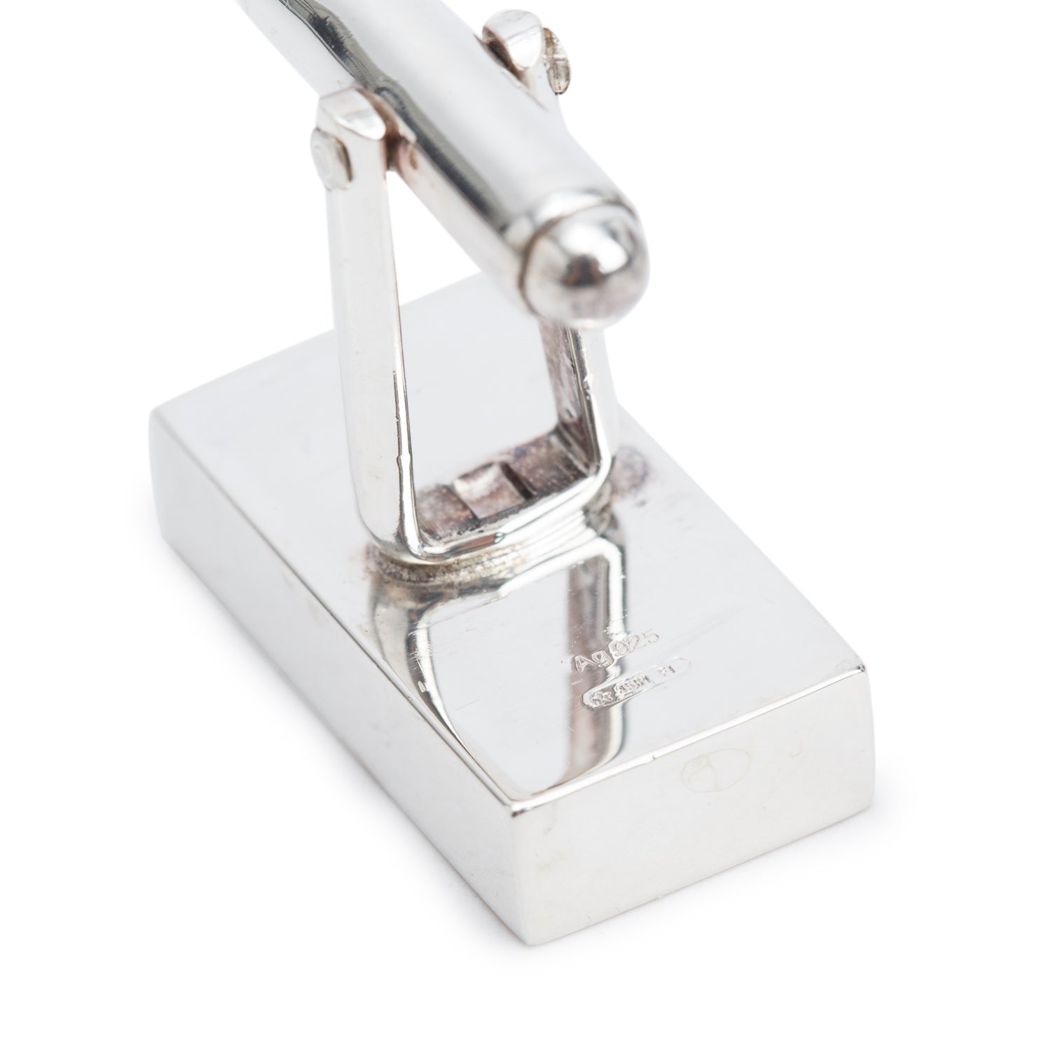 Gucci Sterling Silver Trademark Cufflinks