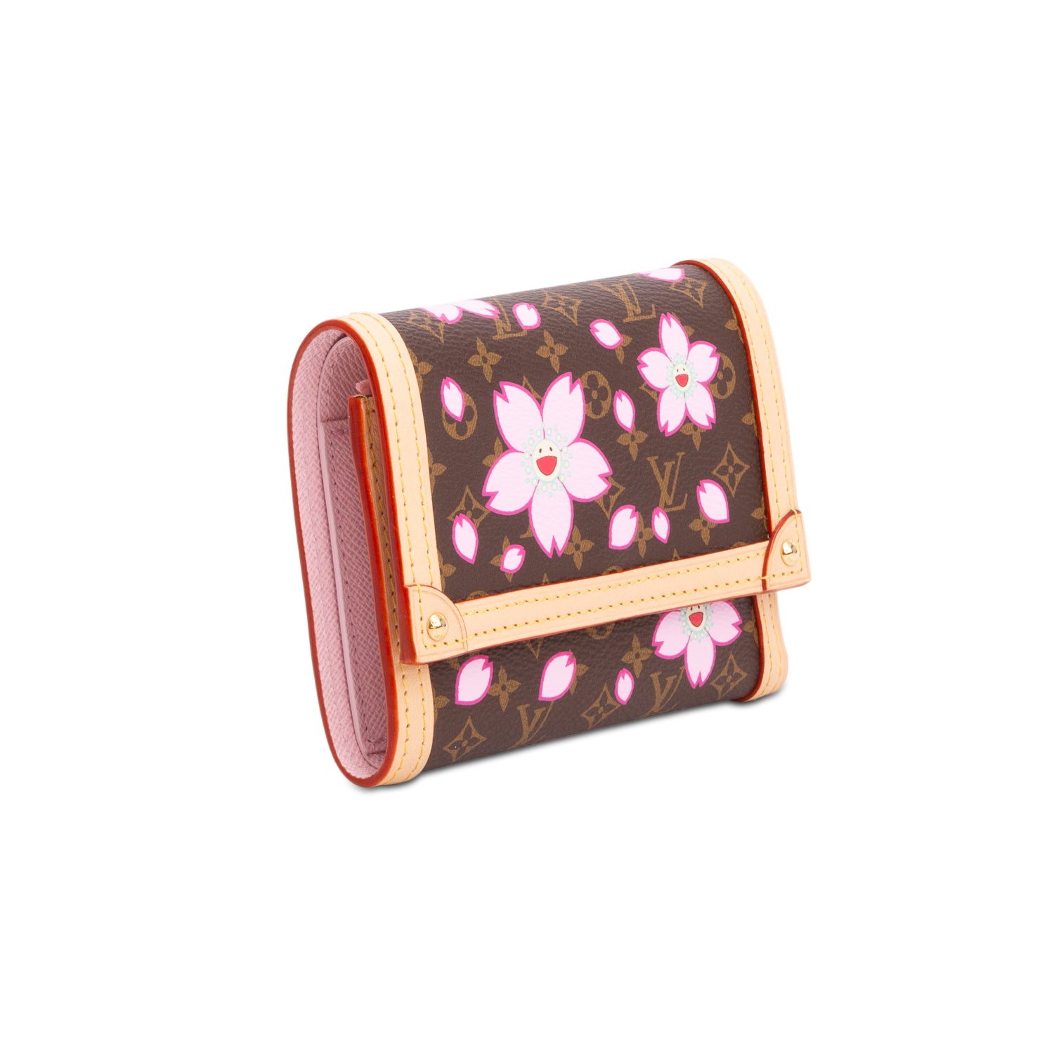 Louis Vuitton x TM Monogram Cherry Blossom Victorine NV Wallet w/ Box