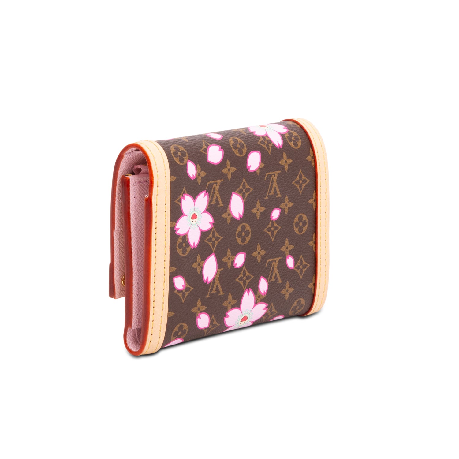 Louis Vuitton x TM Monogram Cherry Blossom Victorine NV Wallet w/ Box