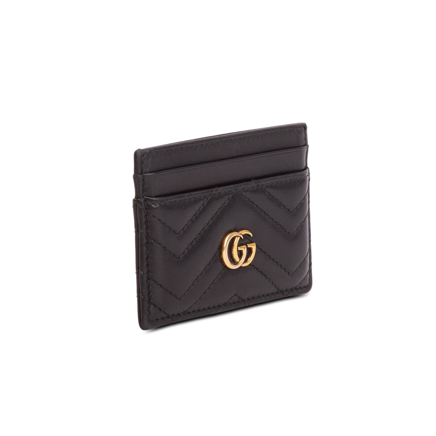 Gucci Black GG Marmont Card Case