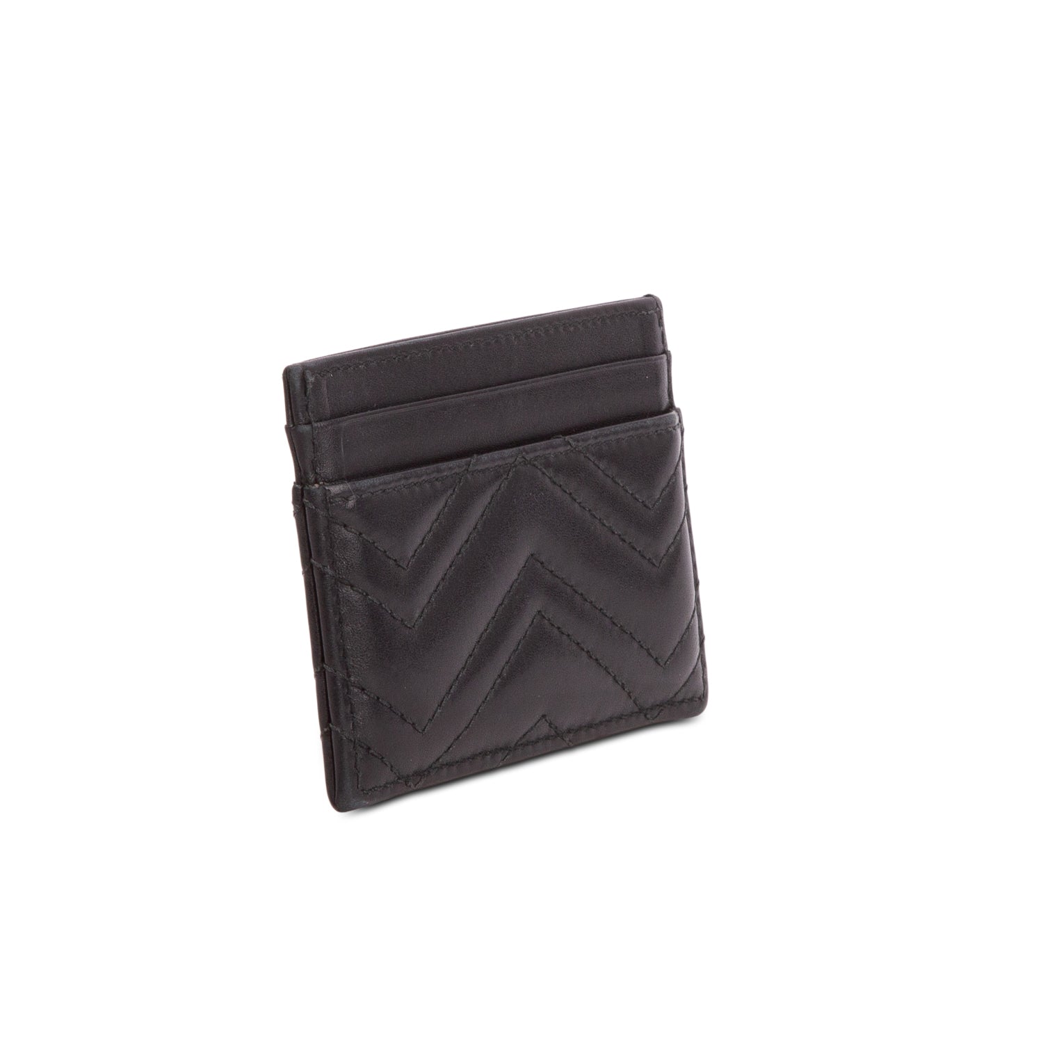 Gucci Black GG Marmont Card Case