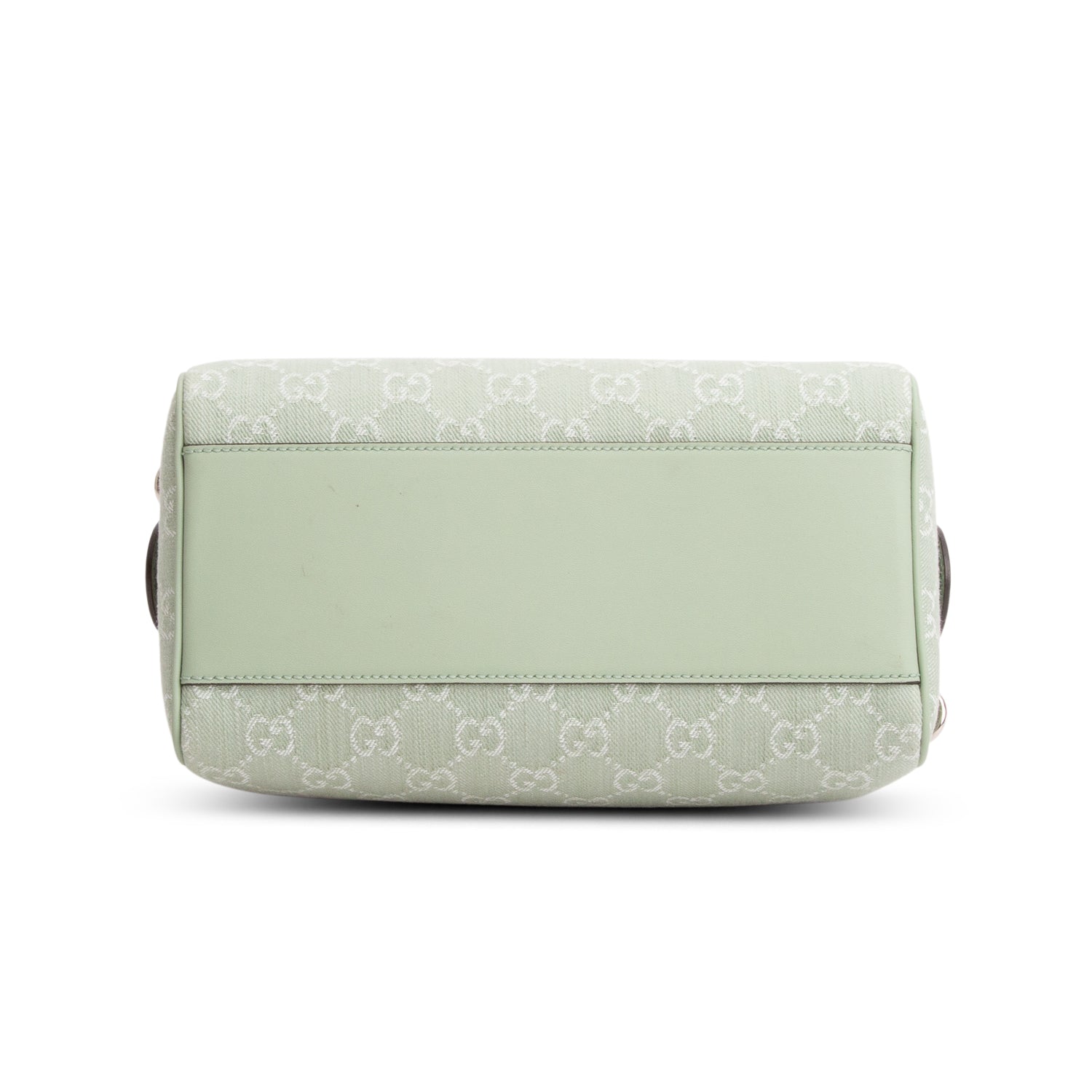 Gucci Green GG Canvas Medium Ophidia Boston Bag w/ Strap