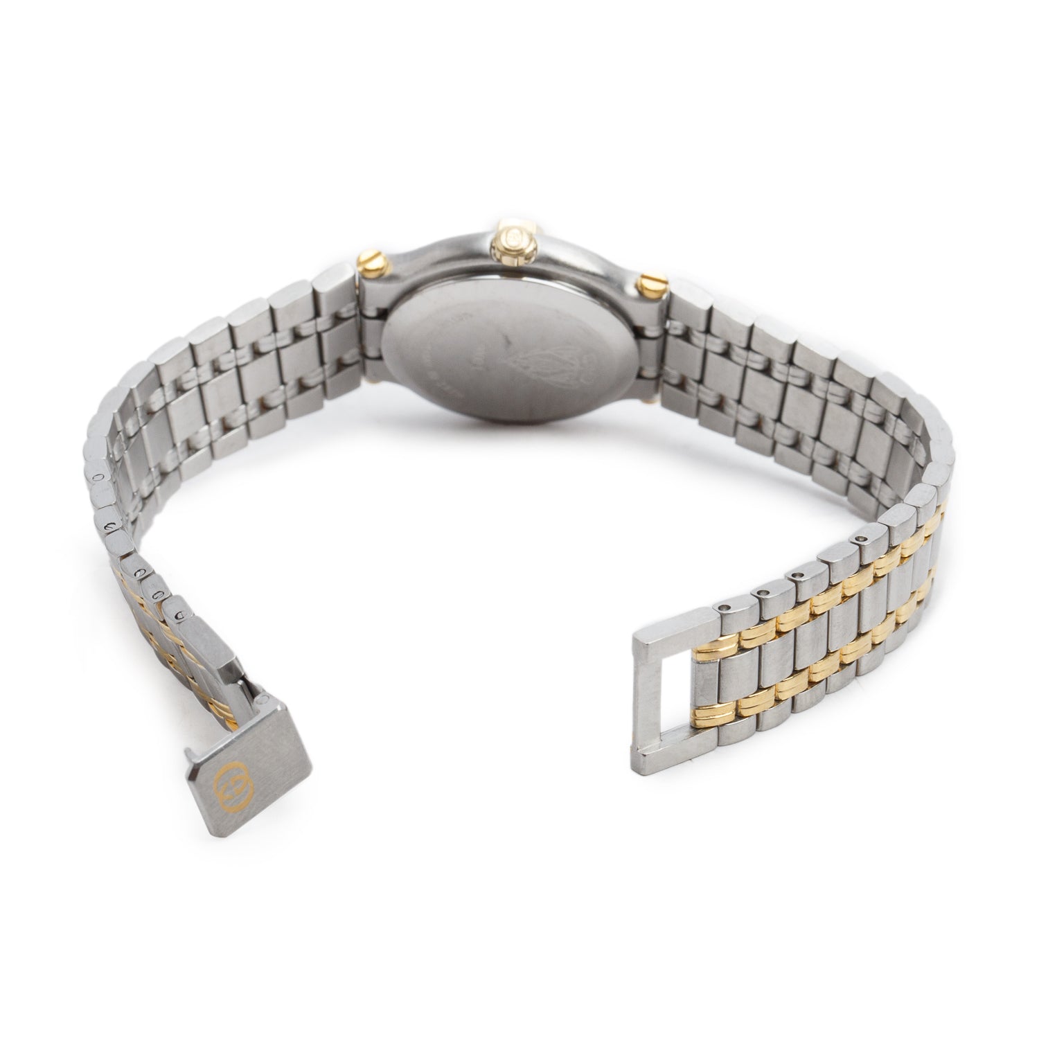 Gucci Vintage Two-Tone Stainless Steel 9000L Series 25 MM Quartz Watch Creme Dial
