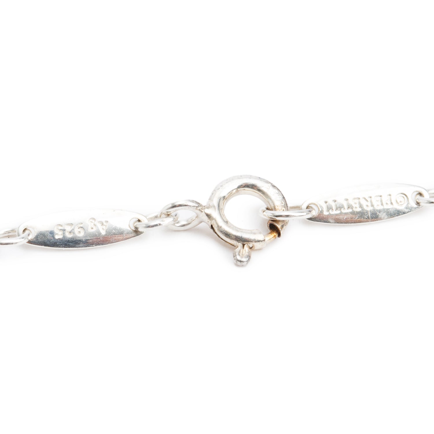 Tiffany & Co. Elsa Peretti Sterling Silver 11 MM Open Heart Bracelet