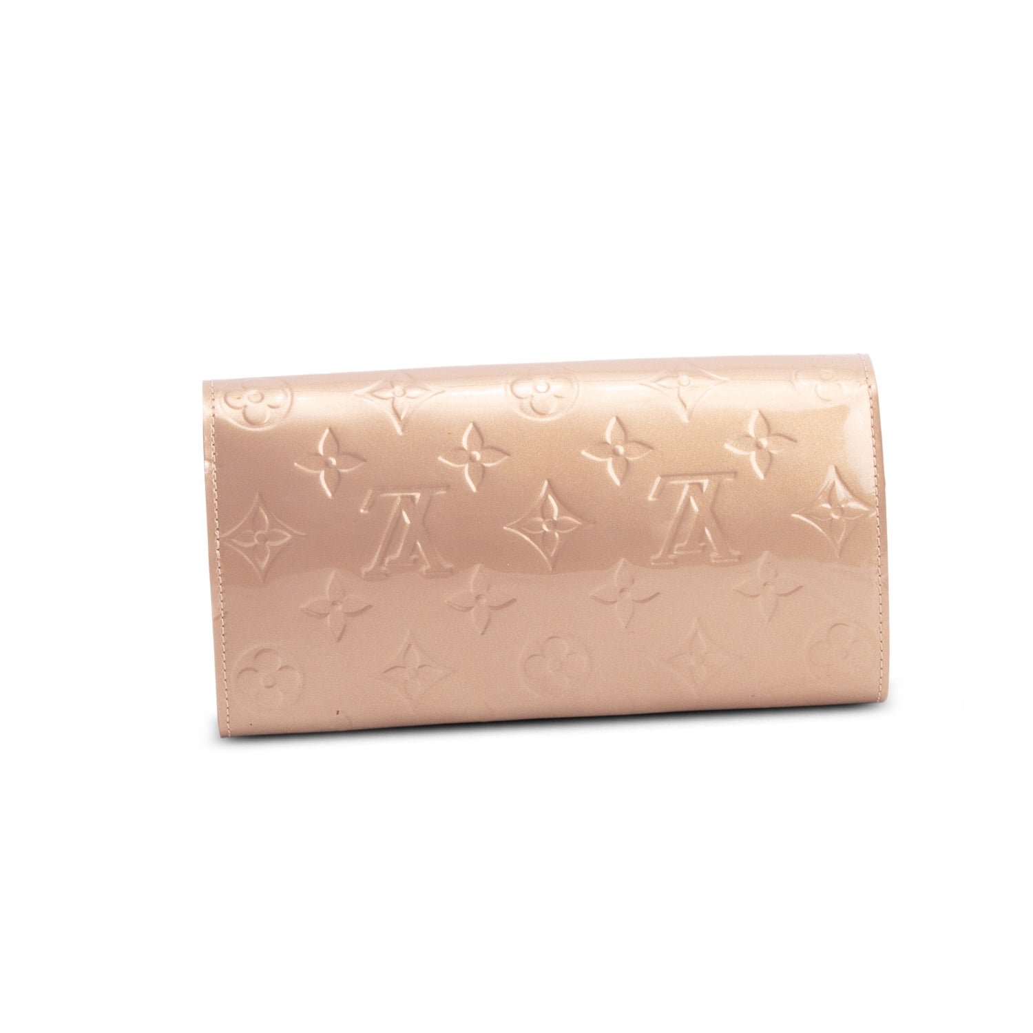 Louis Vuitton Beige Monogram Vernis Sarah Wallet