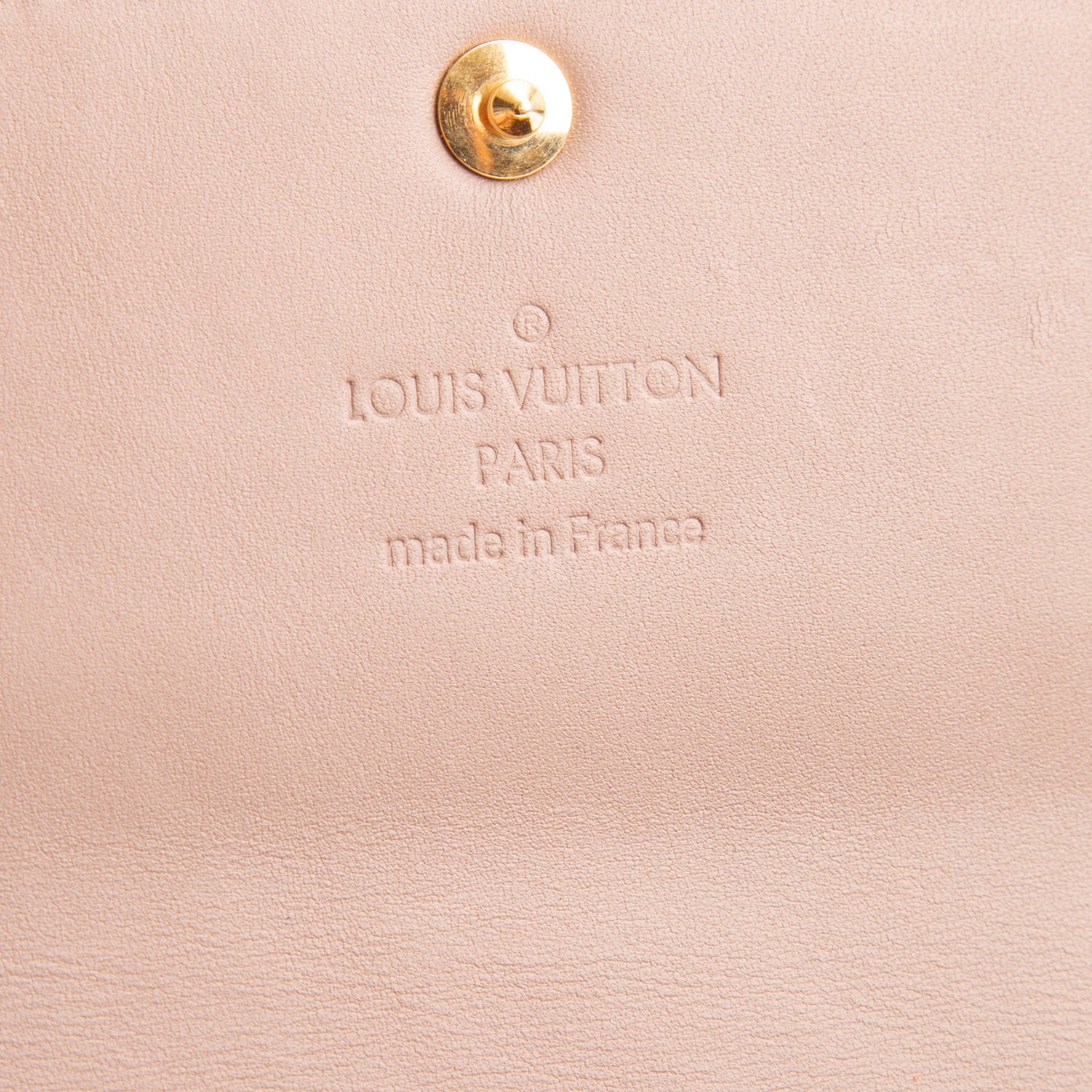 Louis Vuitton Beige Monogram Vernis Sarah Wallet