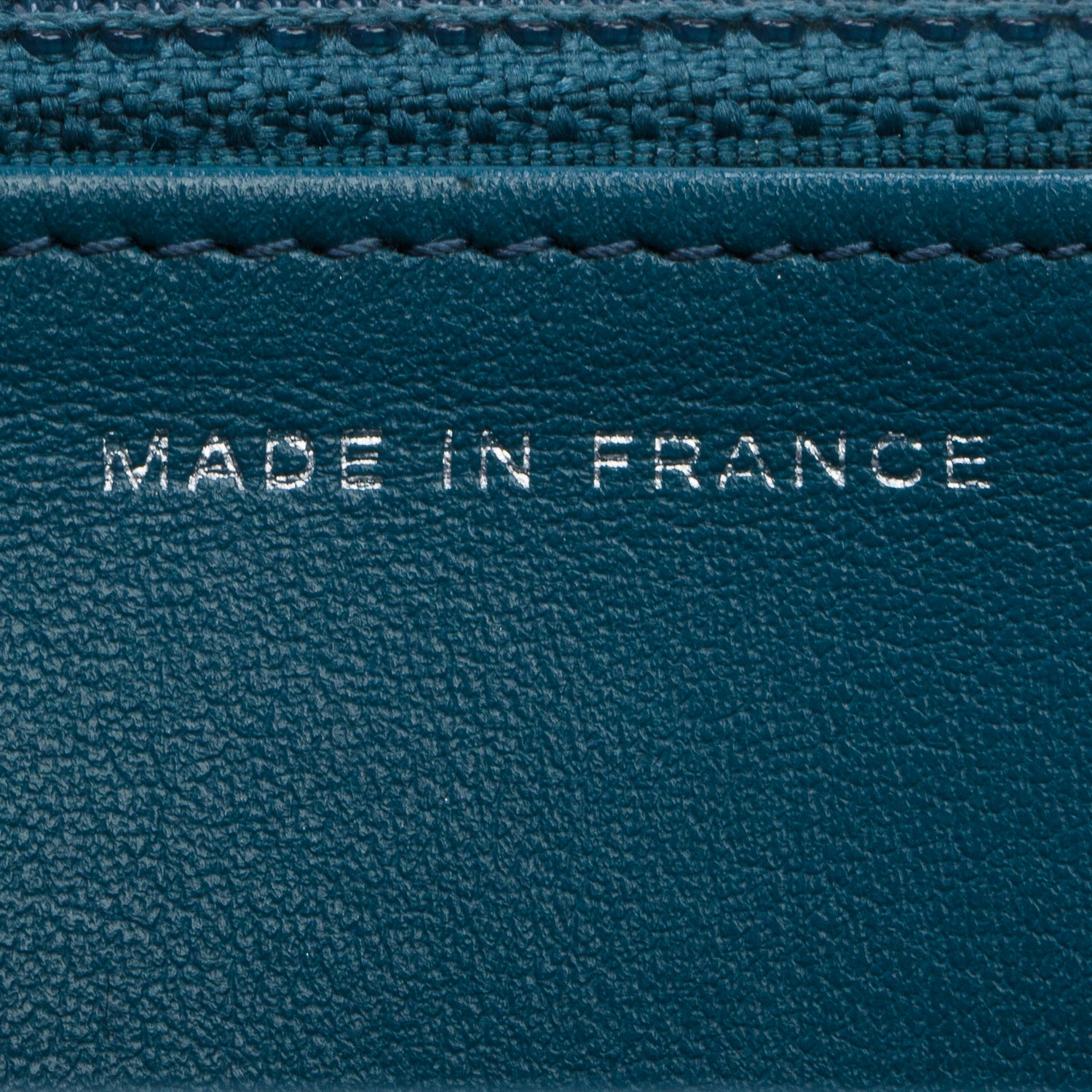 Chanel Teal Quilted Caviar Classic Wallet on Chain w/ Authenticity Card