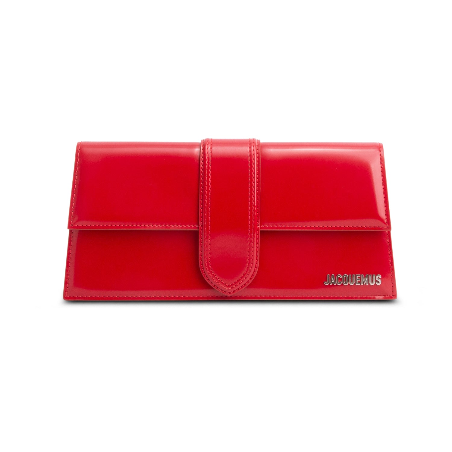 Jacquemus Red Patent Leather Le Bambino Long Bag