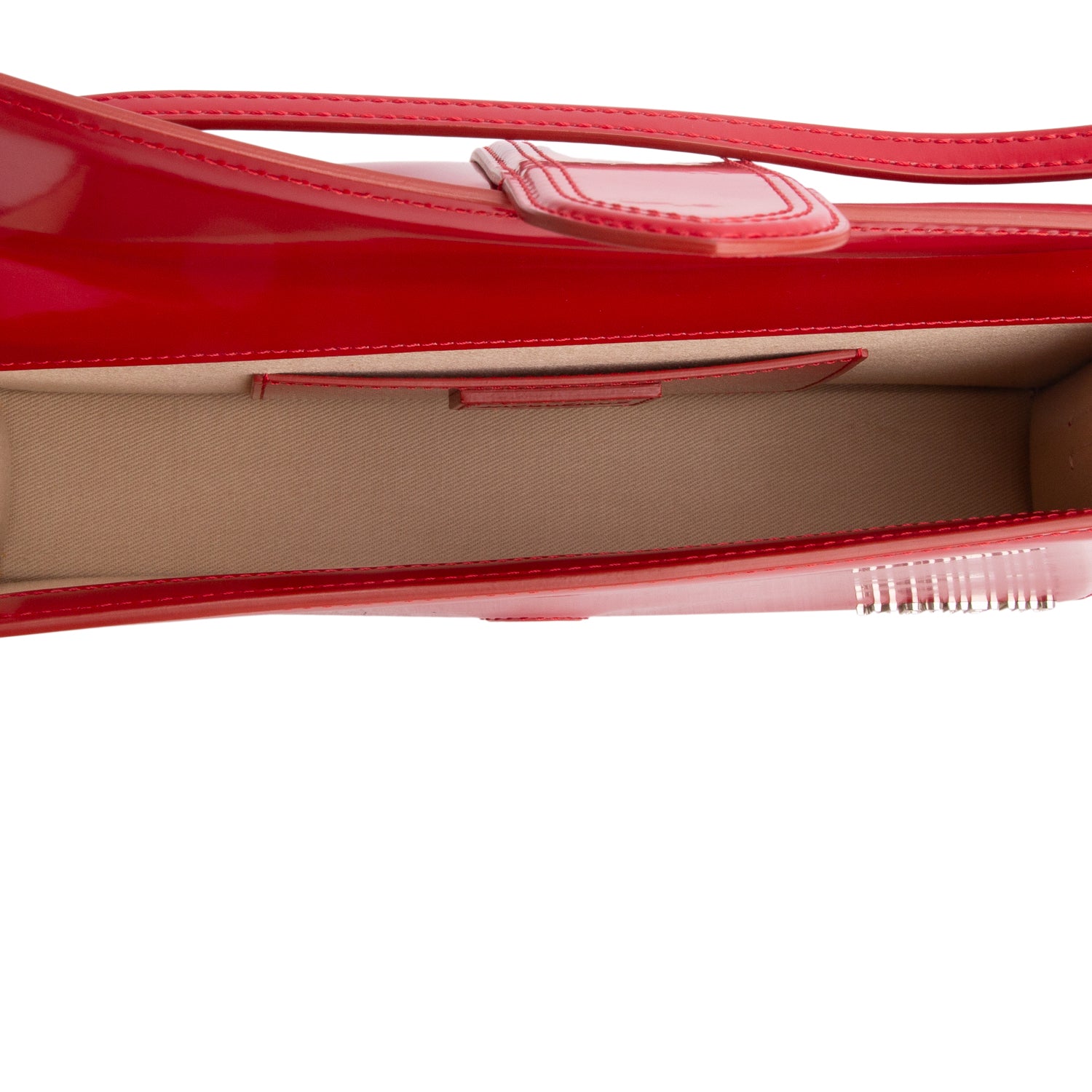 Jacquemus Red Patent Leather Le Bambino Long Bag