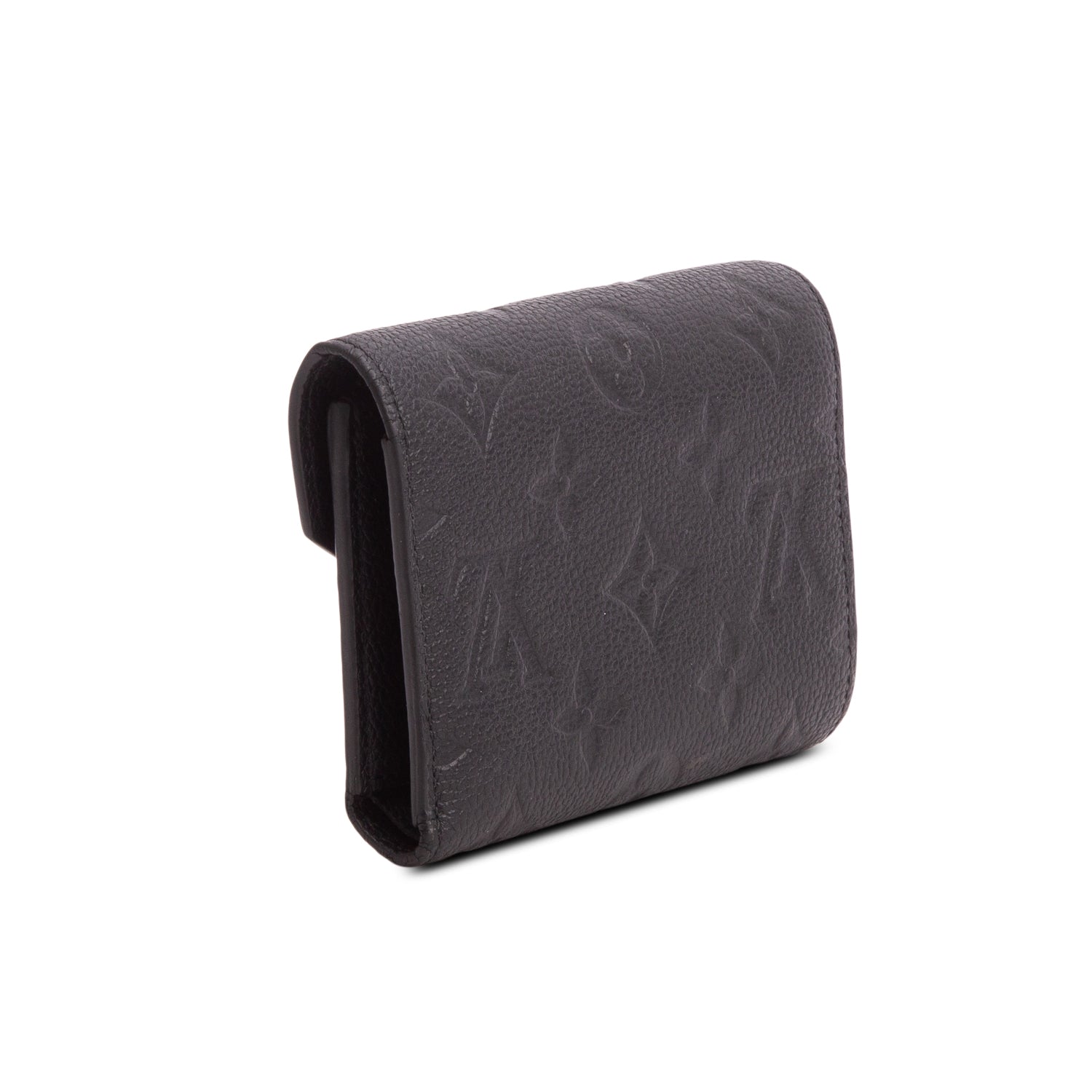 Louis Vuitton Black Monogram Empreinte Leather Victorine Wallet