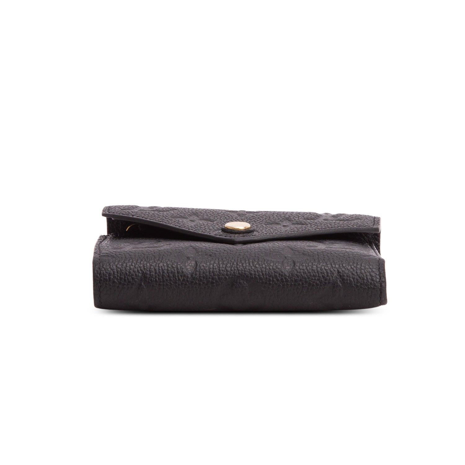 Louis Vuitton Black Monogram Empreinte Leather Victorine Wallet