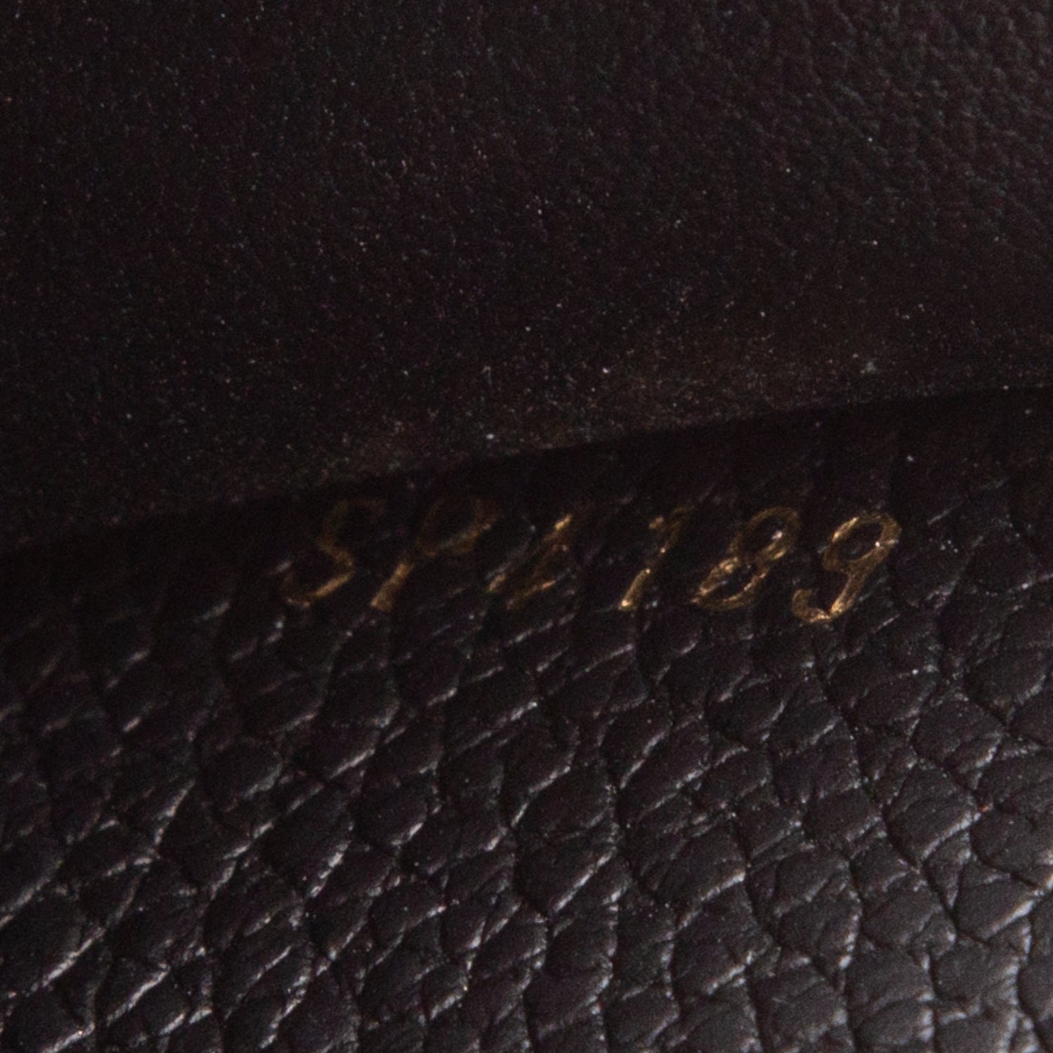 Louis Vuitton Black Monogram Empreinte Leather Victorine Wallet