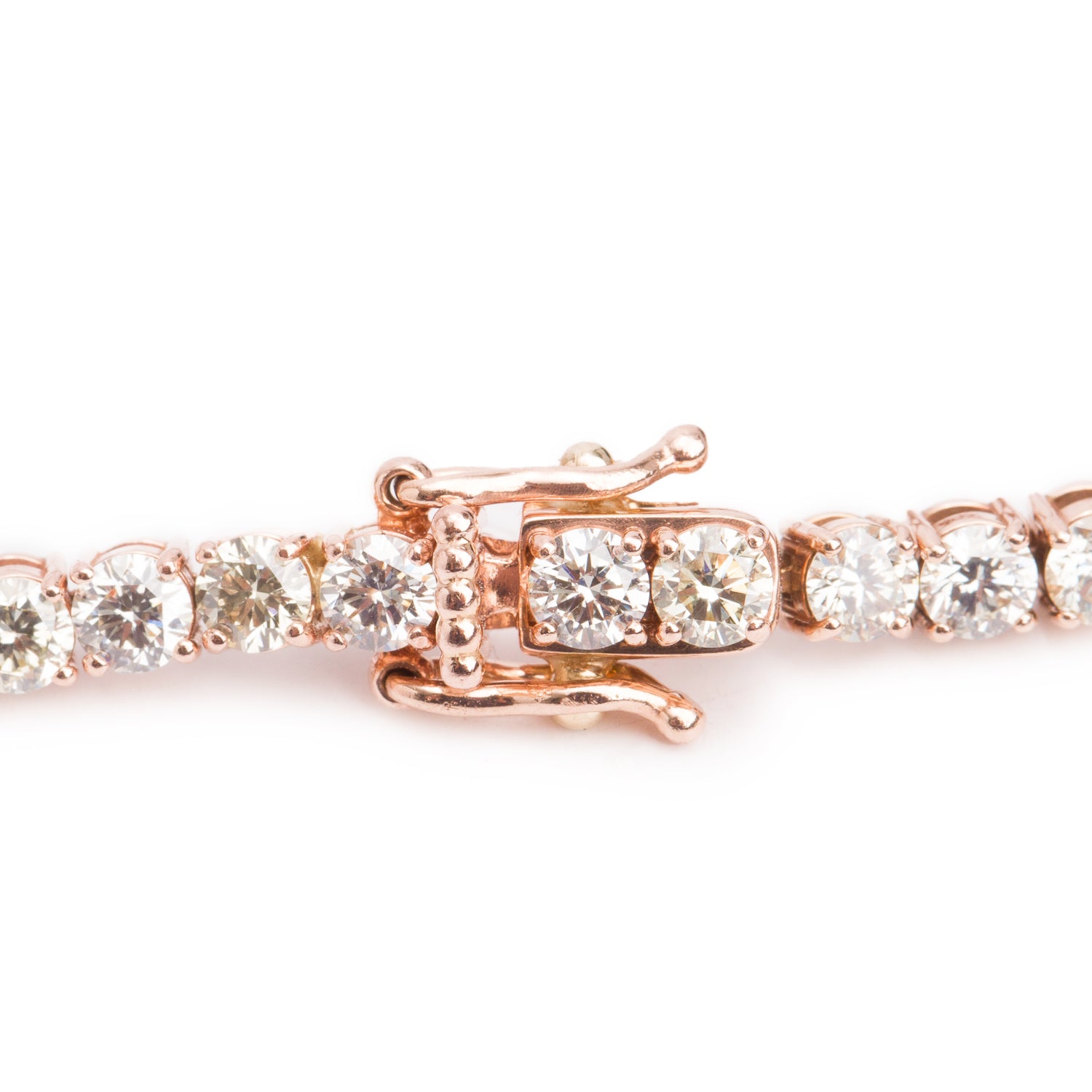 14k Rose Gold 6.00 tcw. Diamond Tennis Bracelet