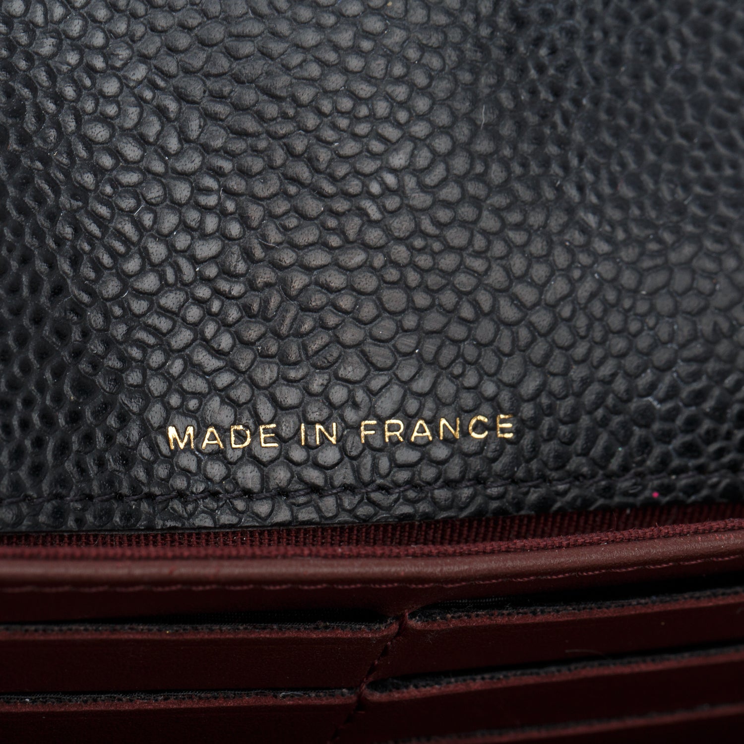 Chanel Black Caviar Leather Classic Long Flap Wallet