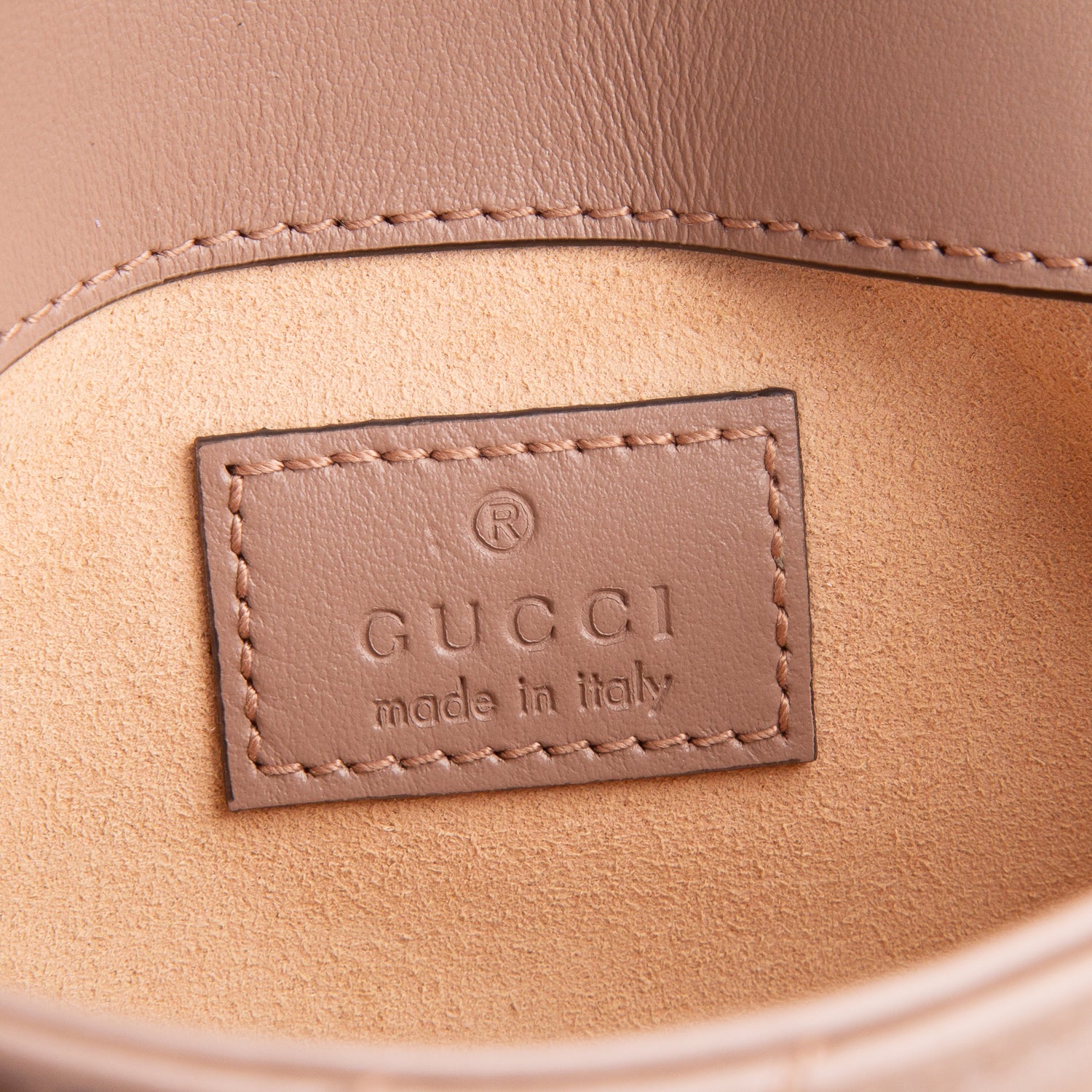 Gucci Pink GG Marmont Matelasse Leather Super Mini Bag