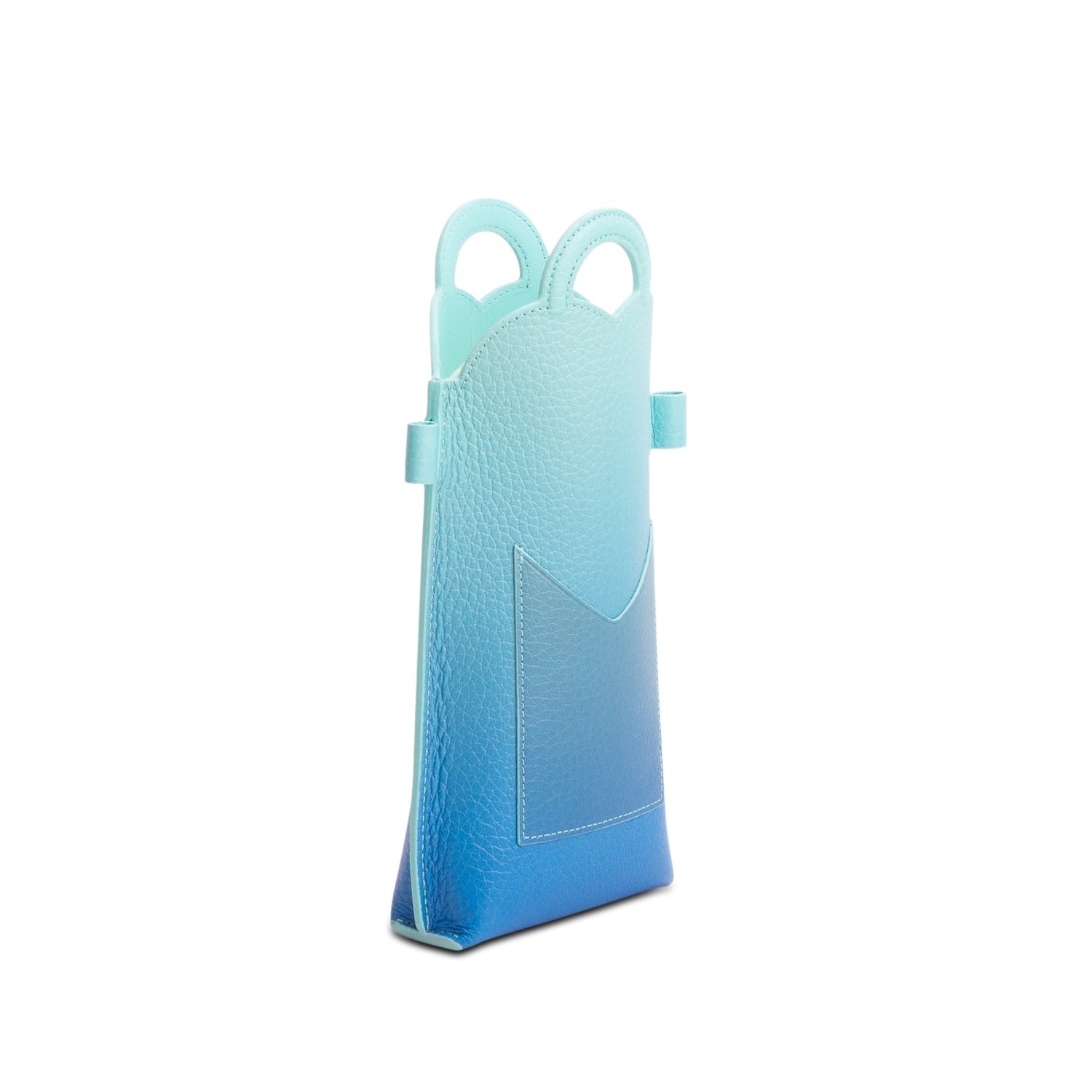 Tiffany & Co. Blue Ombre Leather Phone Holder
