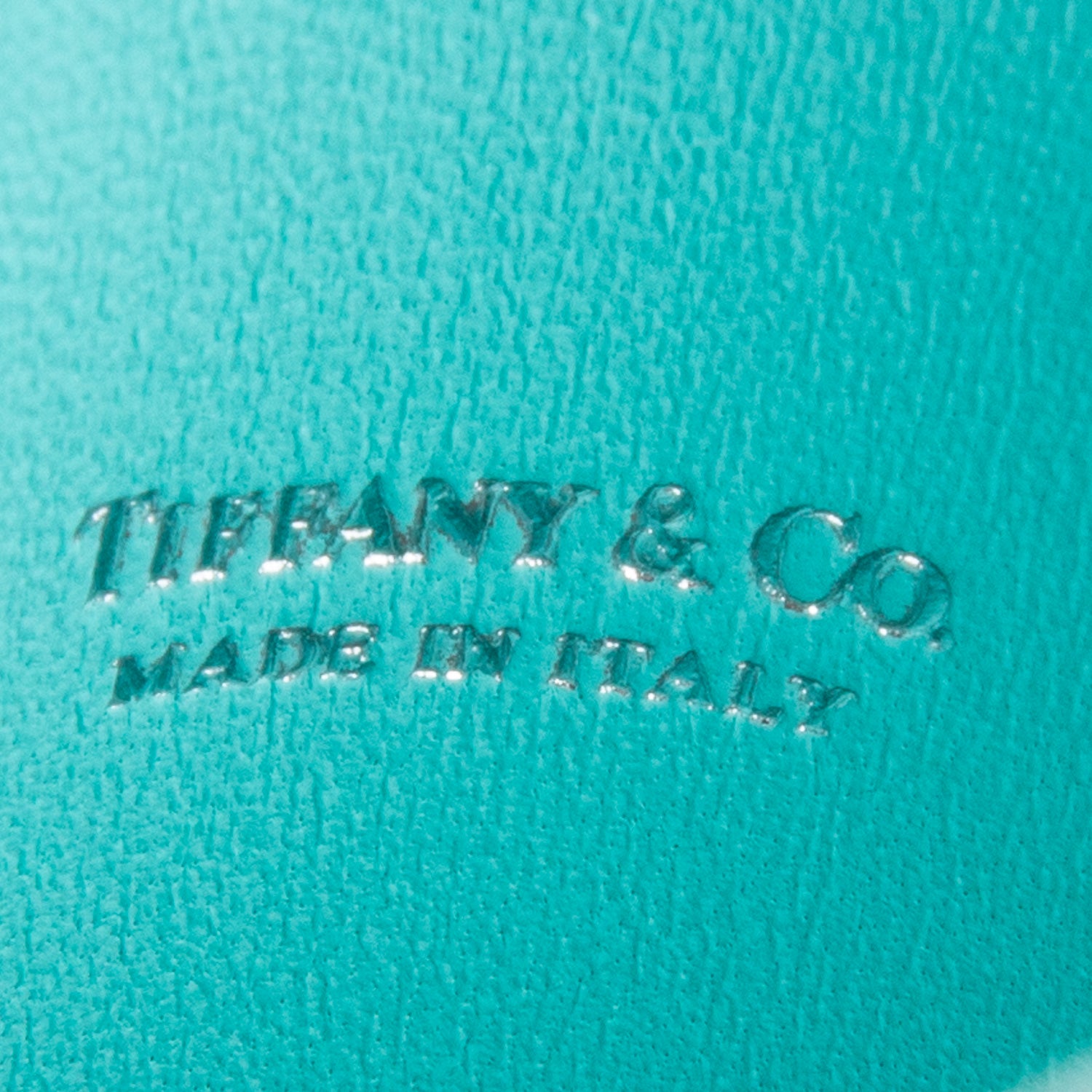 Tiffany & Co. Blue Ombre Leather Phone Holder