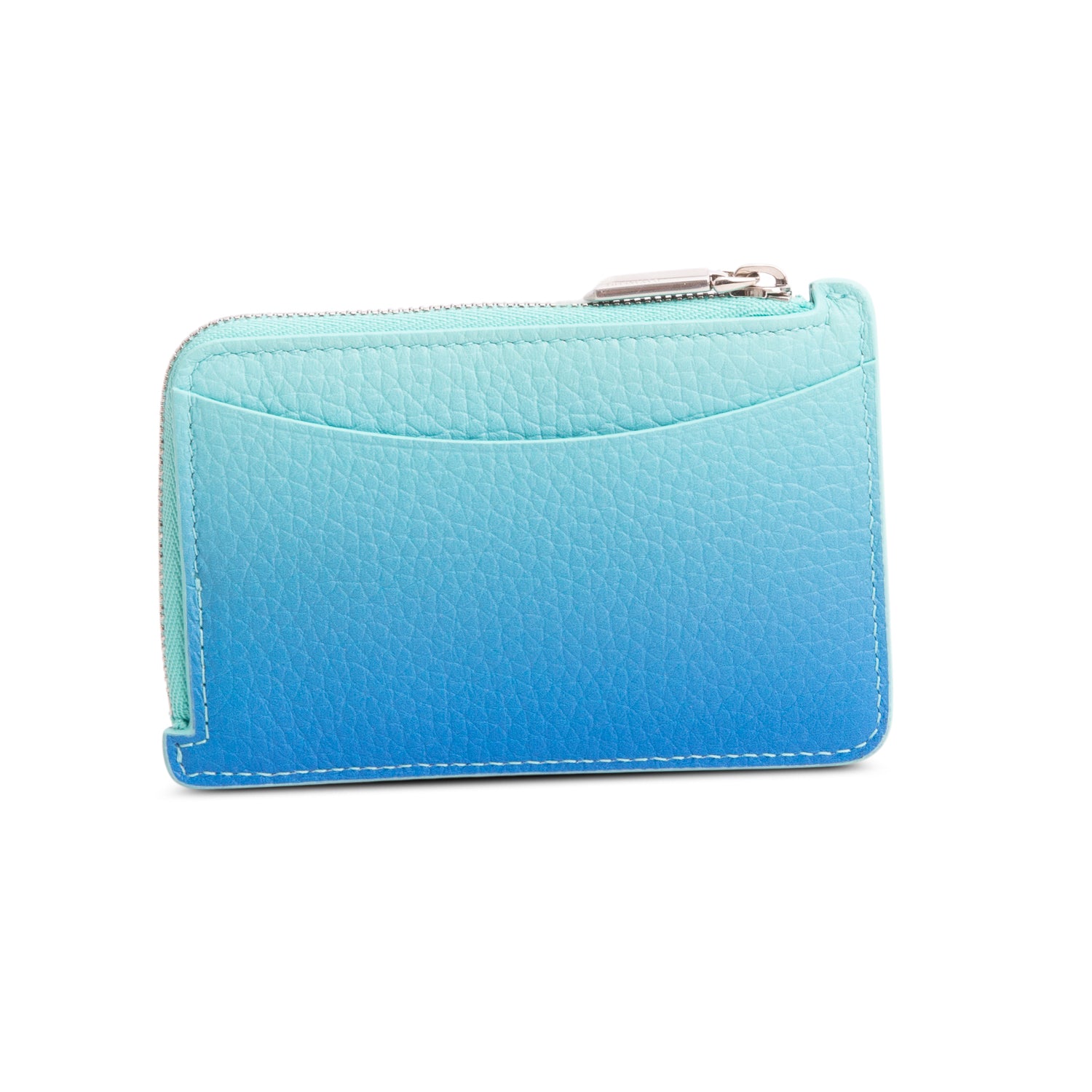 Tiffany & Co. Blue Ombre Leather Coin Purse