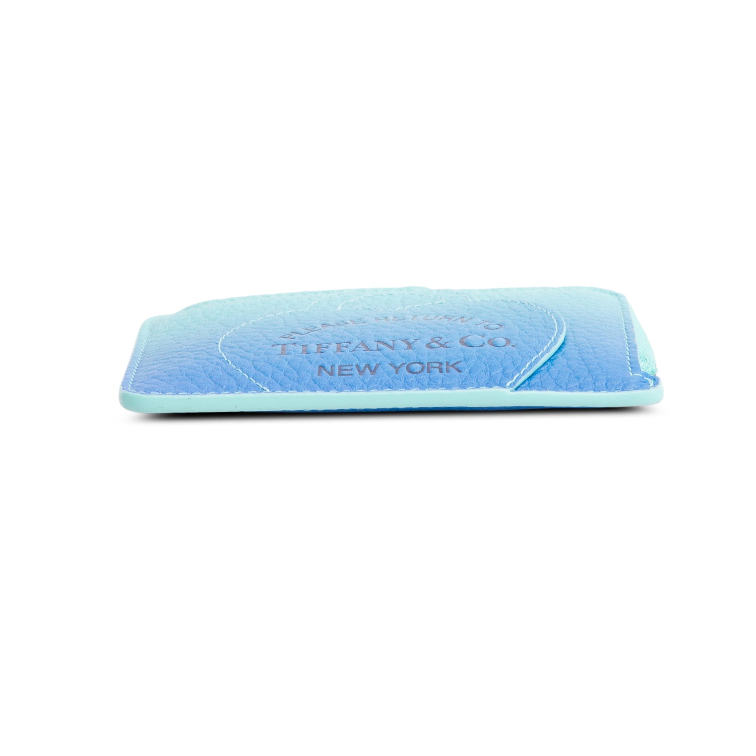 Tiffany & Co. Blue Ombre Leather Coin Purse