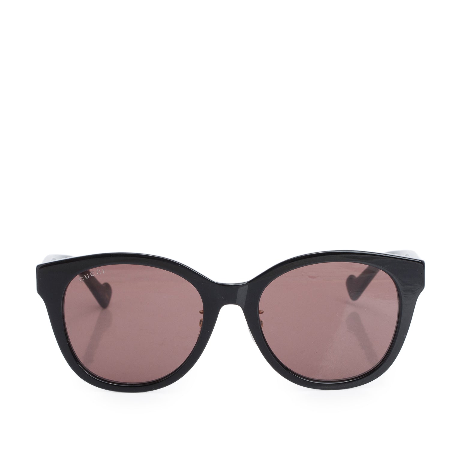 Gucci GG1002SK Black Acetate GG Round Sunglasses w/ Case