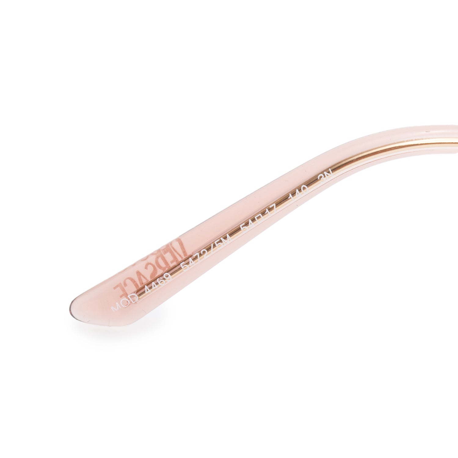 Versace VE4469 Pink Transparent Acetate Oval Sunglasses w/ Case