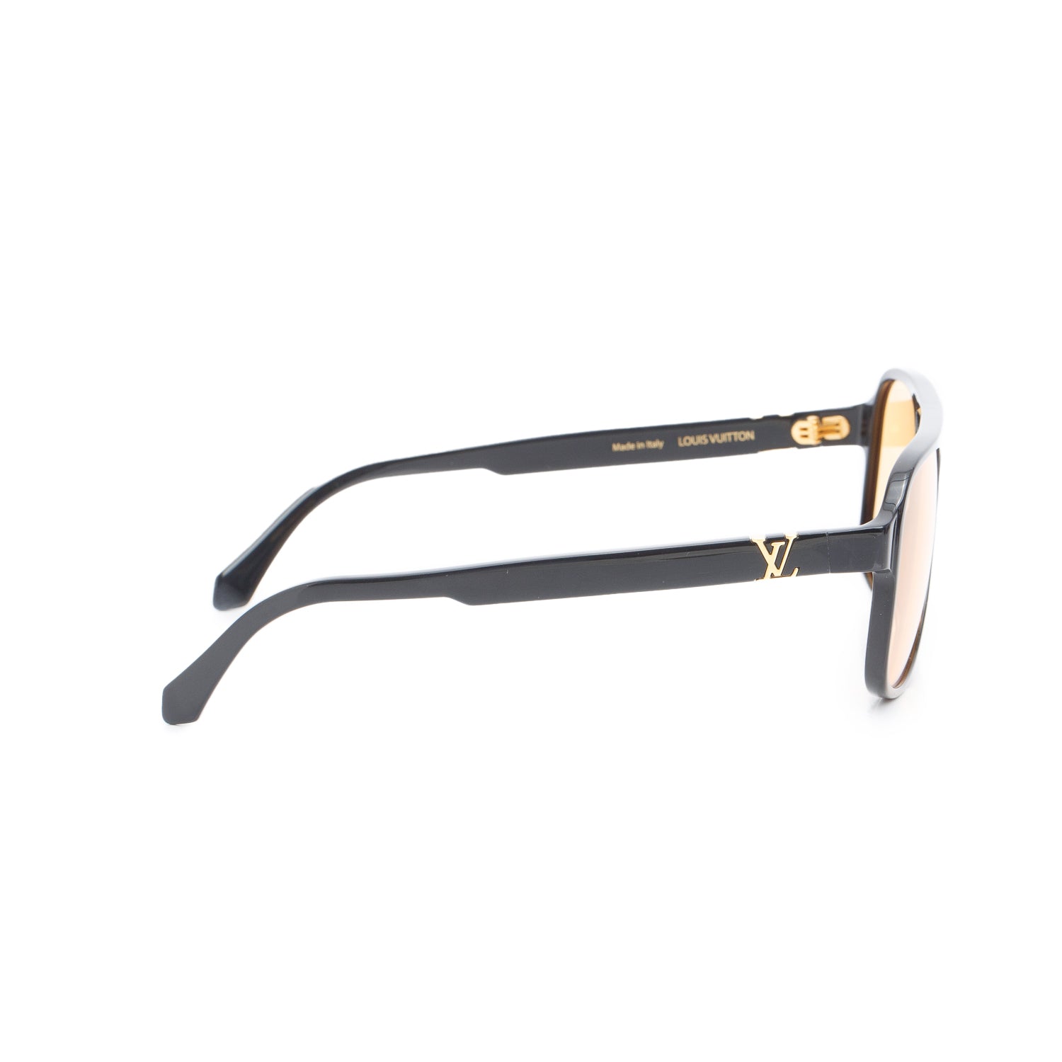 Louis Vuitton Z2867U Black Acetate LV Hit Pilot Sunglasses