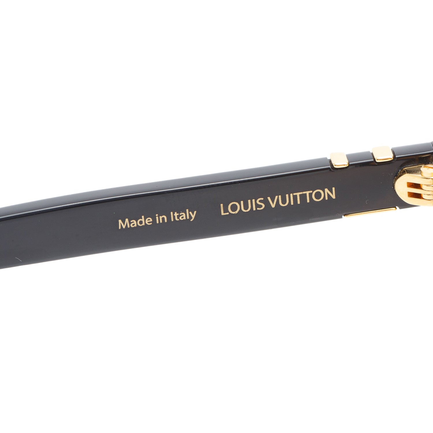 Louis Vuitton Z2867U Black Acetate LV Hit Pilot Sunglasses
