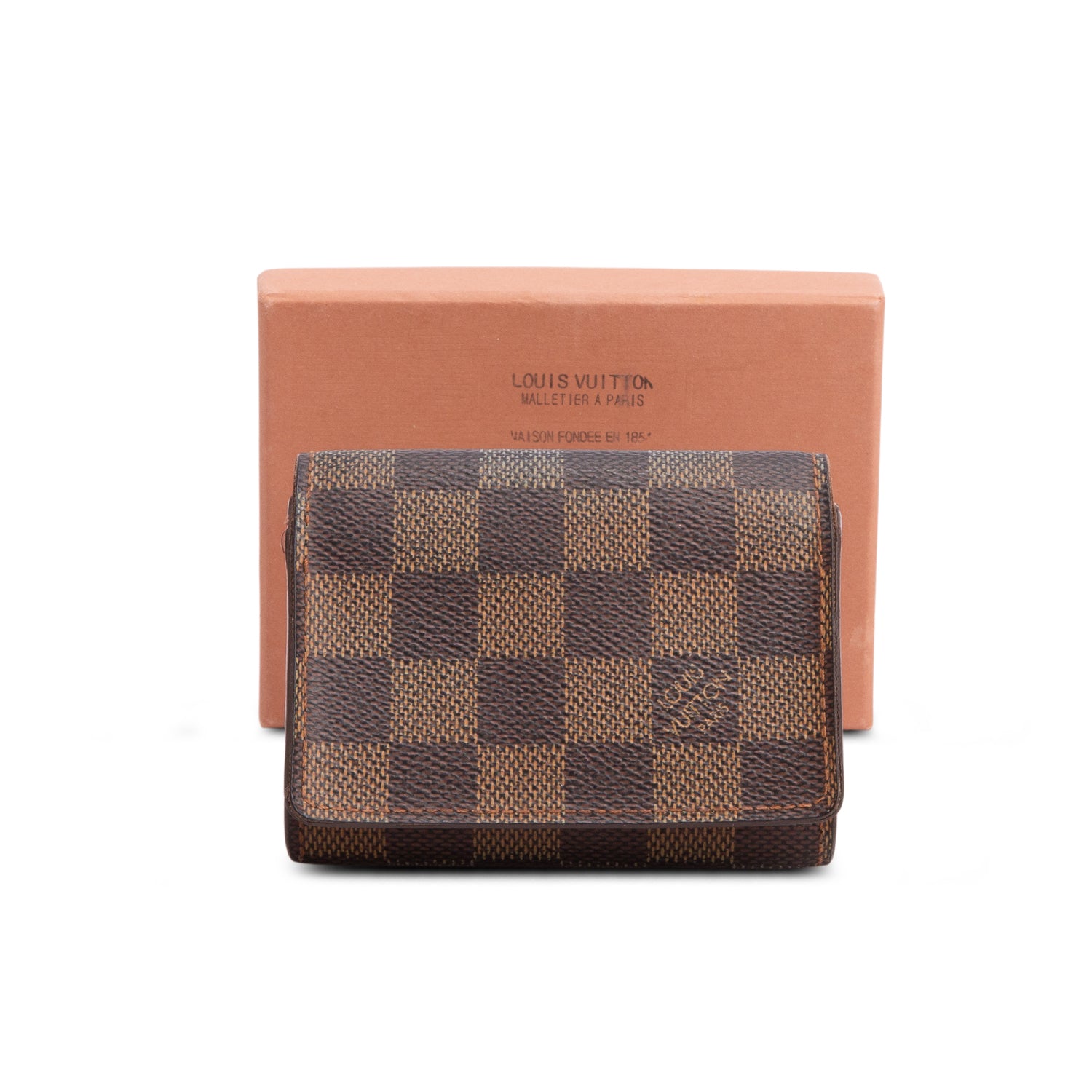 Louis Vuitton Damier Ebene Business Card Holder w/ Box