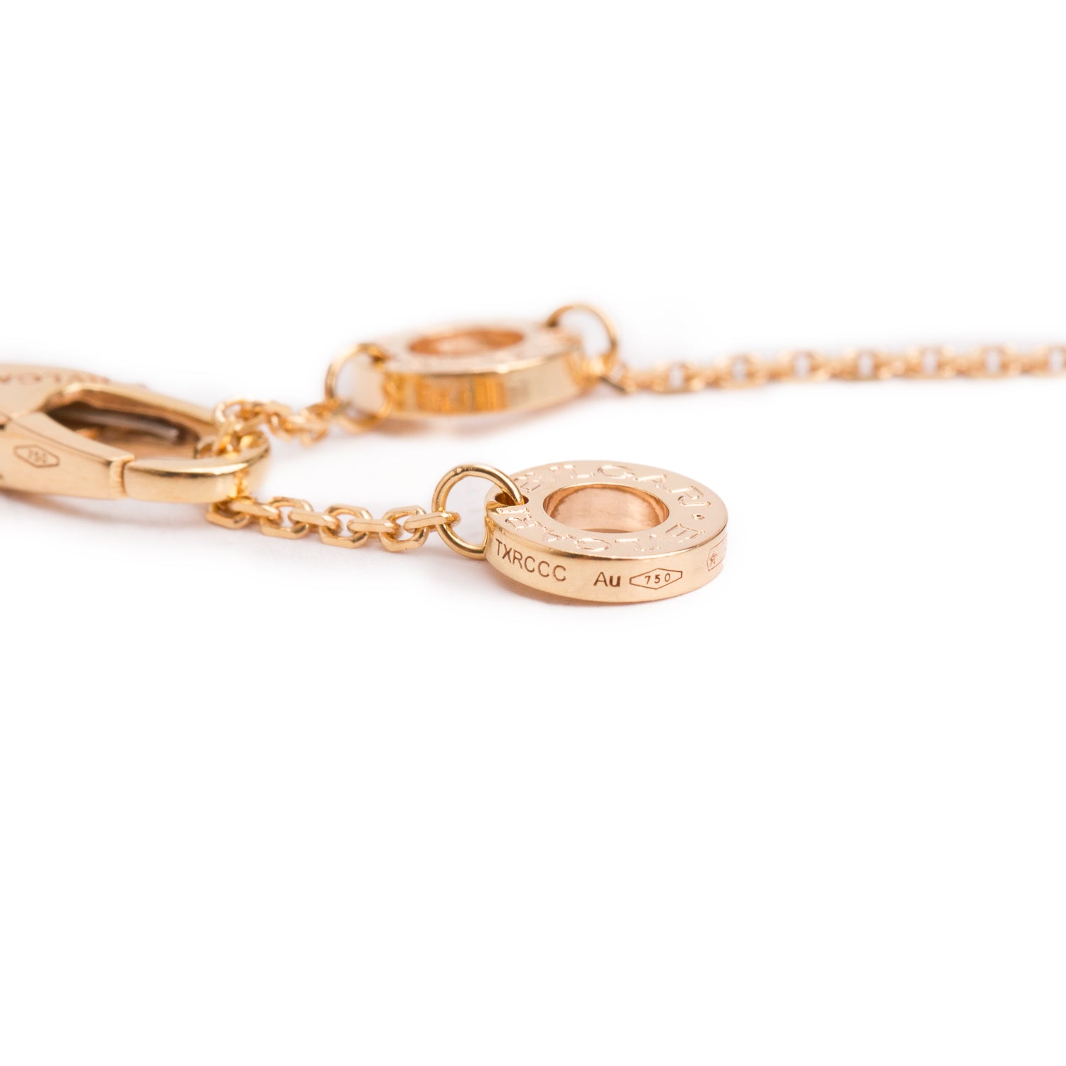 BVLGARI 2023 18k Rose Gold Carnelian & Diamond Diva's Dream Pendant Necklace w/ Box, Receipt & Certificate