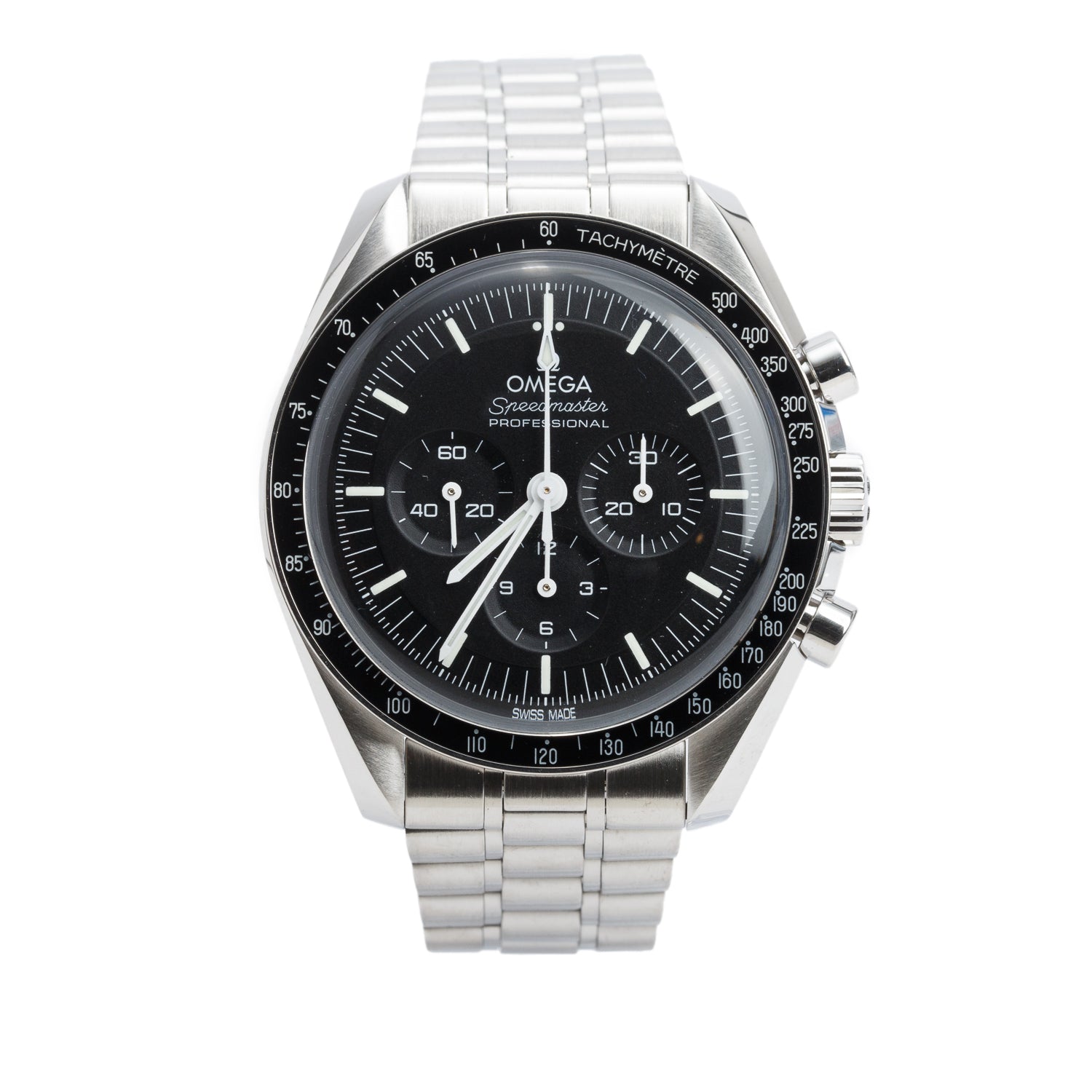 Omega 2021 Stainless Steel Speedmaster Moonwatch Professional 42 MM Manual Watch w/ Box & Papers