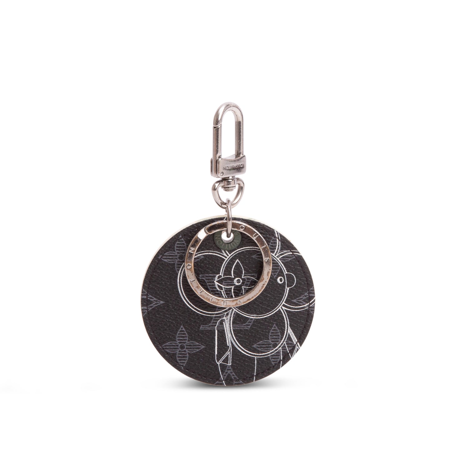 Louis Vuitton Monogram Eclipse Illustre Vivienne Bag Charm w/ Box