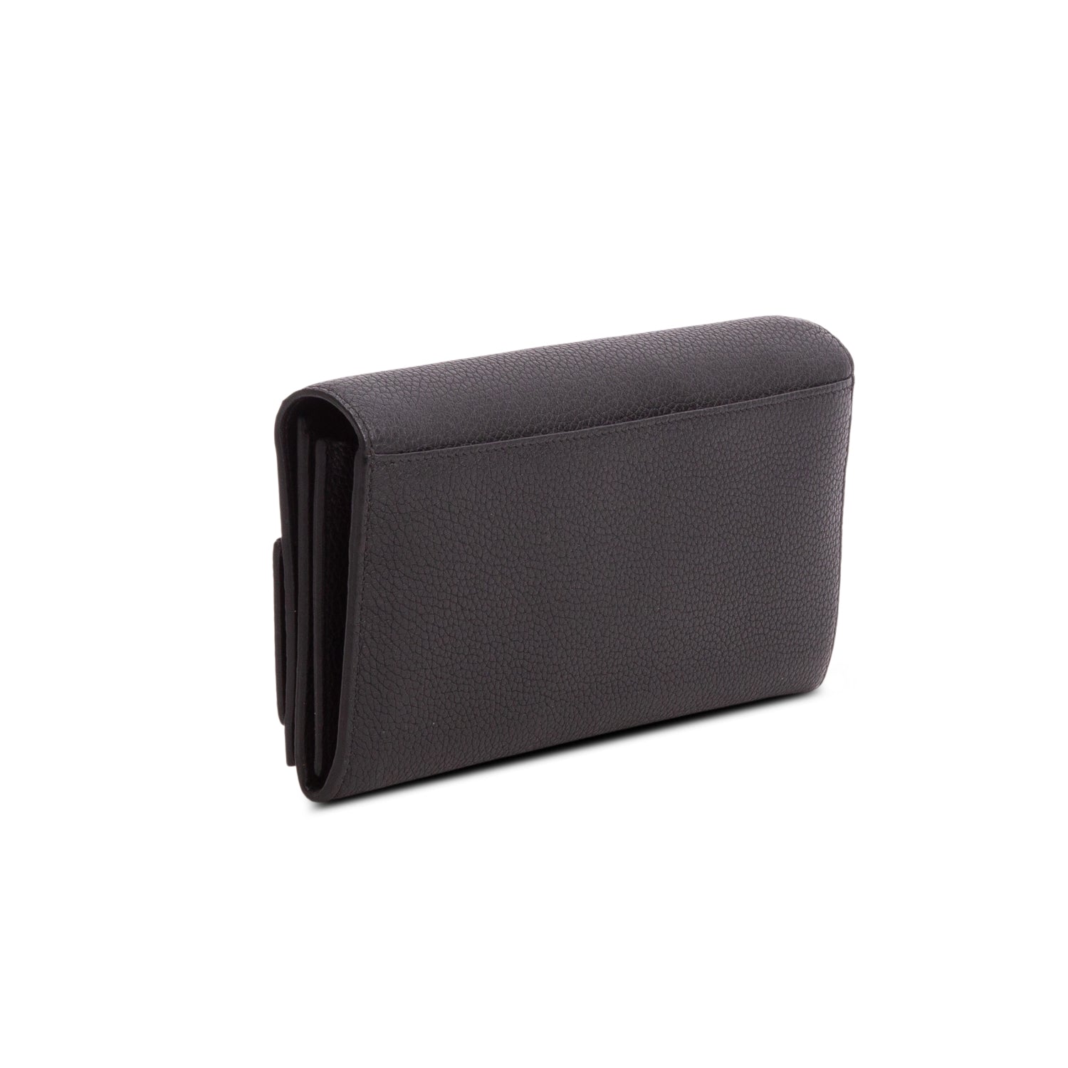 Givenchy Black Calfskin Horizon Leather Continental Wallet
