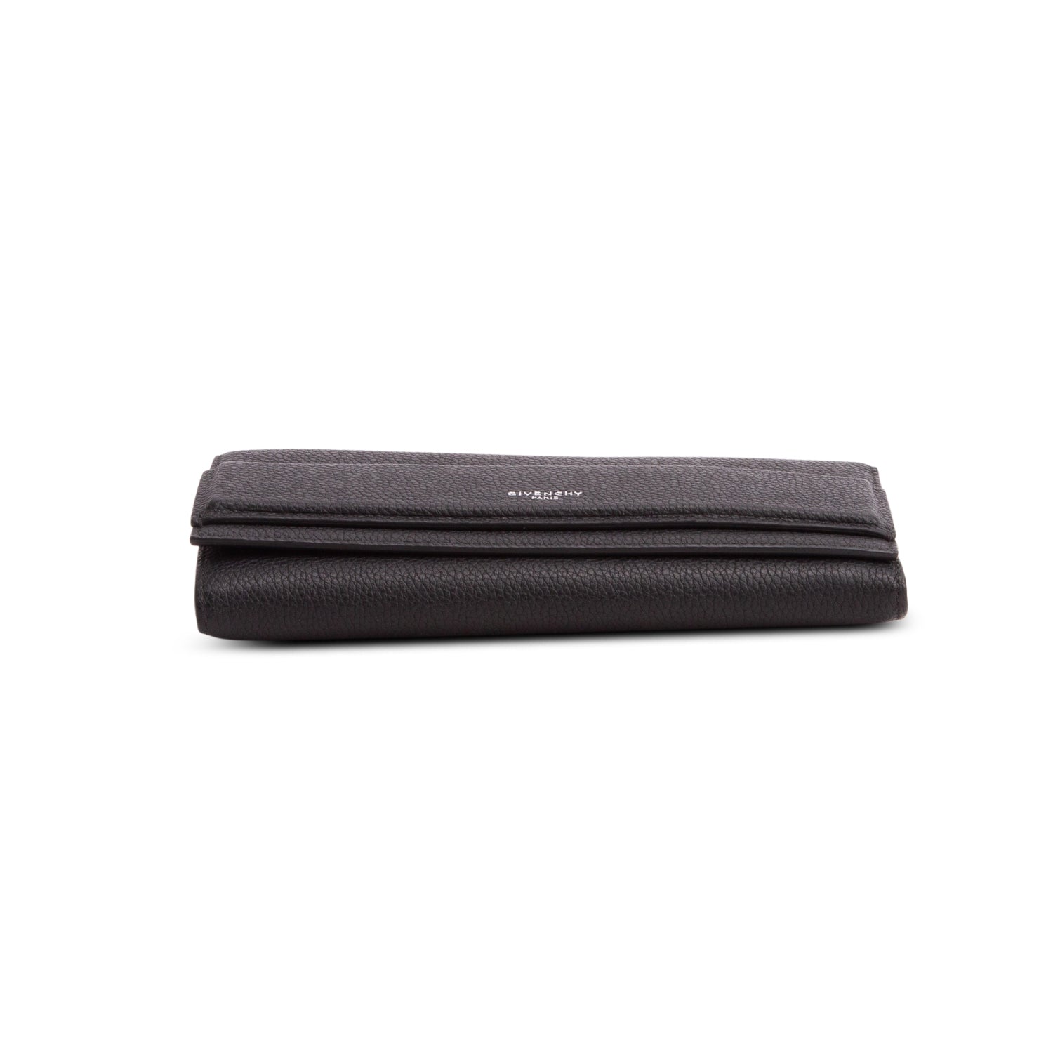 Givenchy Black Calfskin Horizon Leather Continental Wallet
