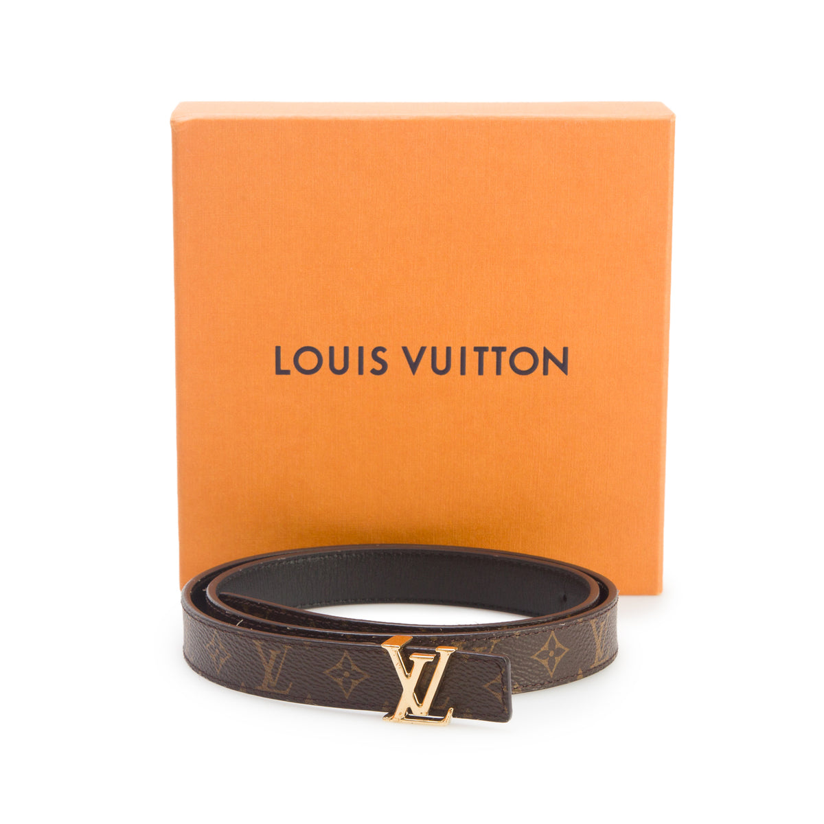 Louis Vuitton 2021 Monogram LV Iconic 20mm Reversible Belt 75 30 w/ Box