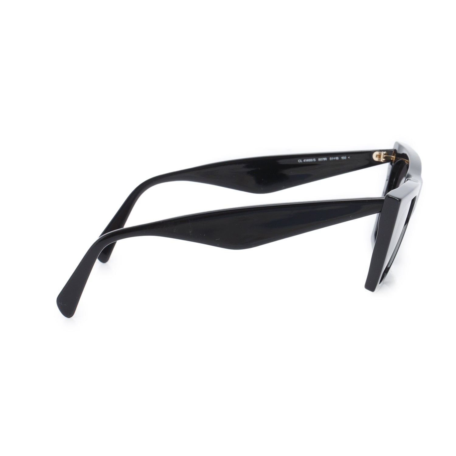 Celine CL 41468/S Black Acetate Cat Eye Sunglasses w/ Case