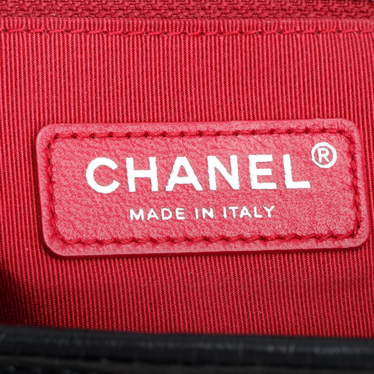 Chanel Black Aged Calfskin Leather Small Gabrielle Logo Hobo w/ Box