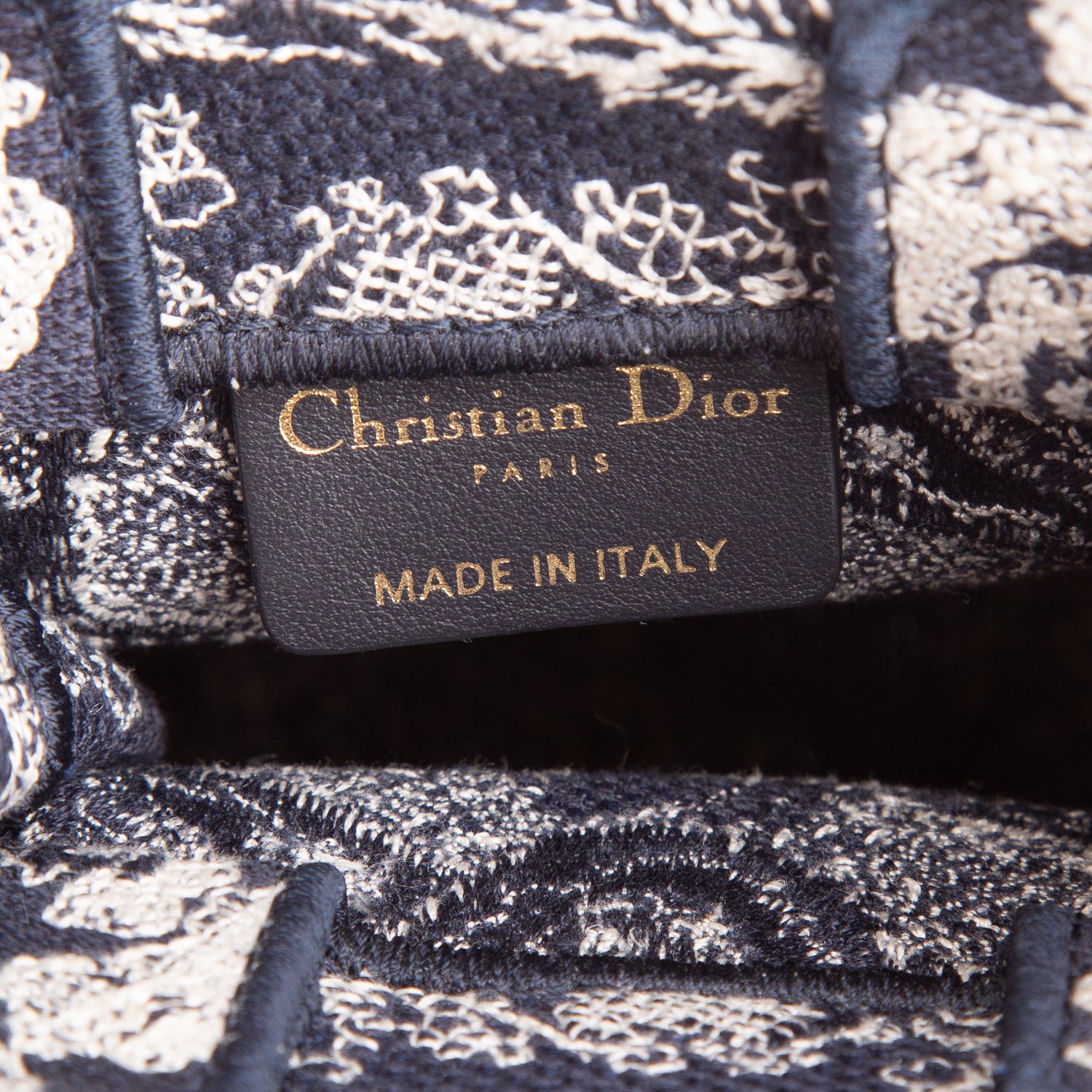 Christian Dior 2022 Blue Canvas Toile de Jouy Embroidered Mini Book Tote w/ Box & Strap