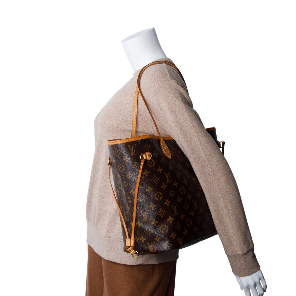 Louis Vuitton Monogram Neverfull MM w/ Pouch