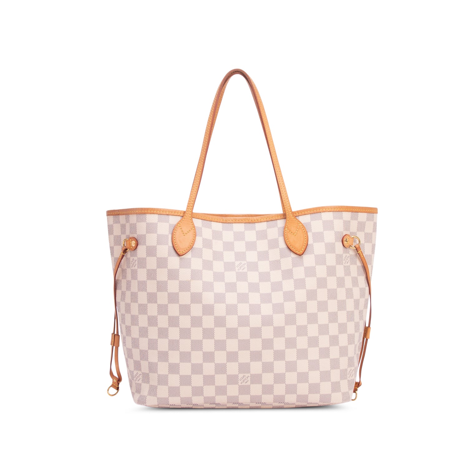 Louis Vuitton Damier Azur Neverfull MM w/ Pouch