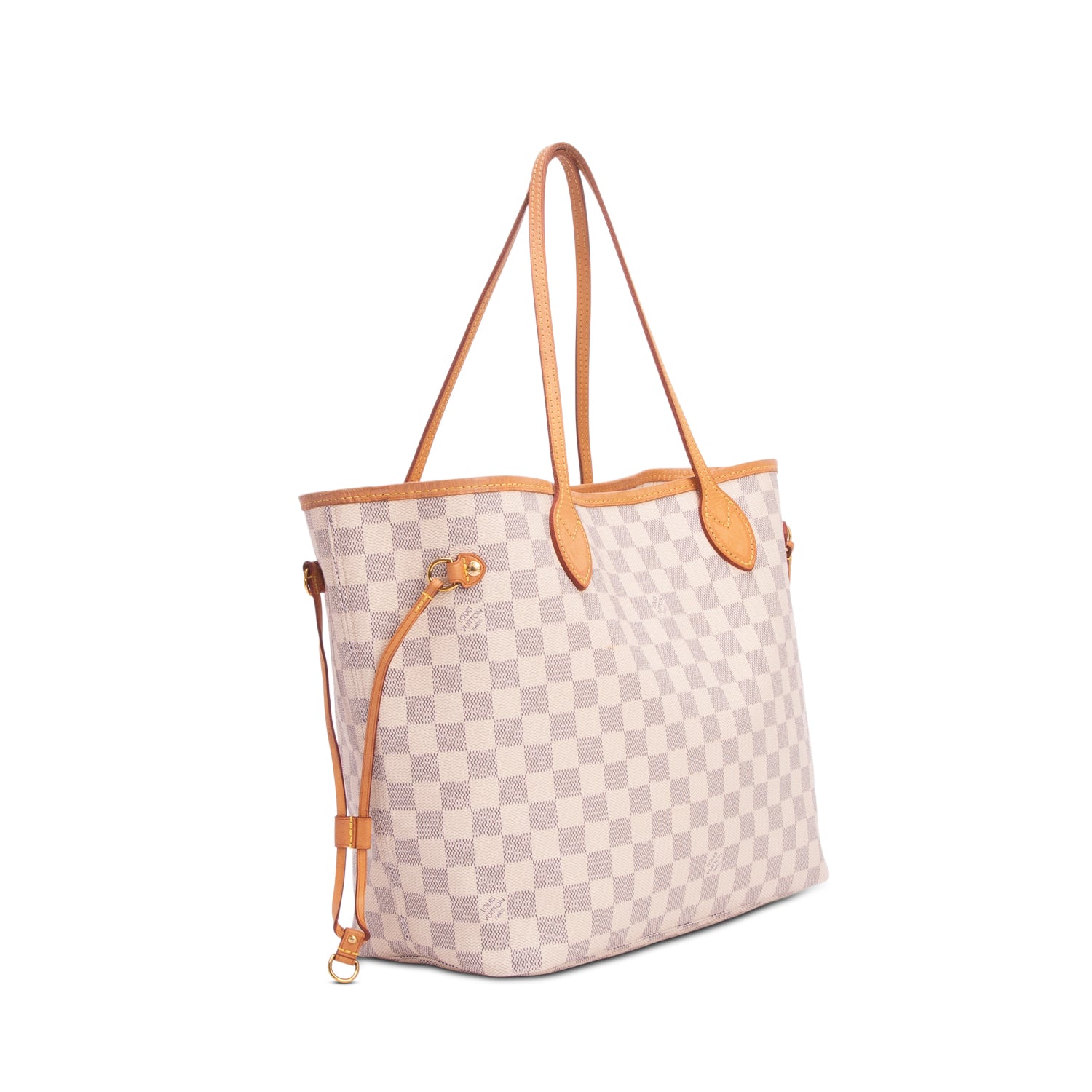 Louis Vuitton Damier Azur Neverfull MM w/ Pouch