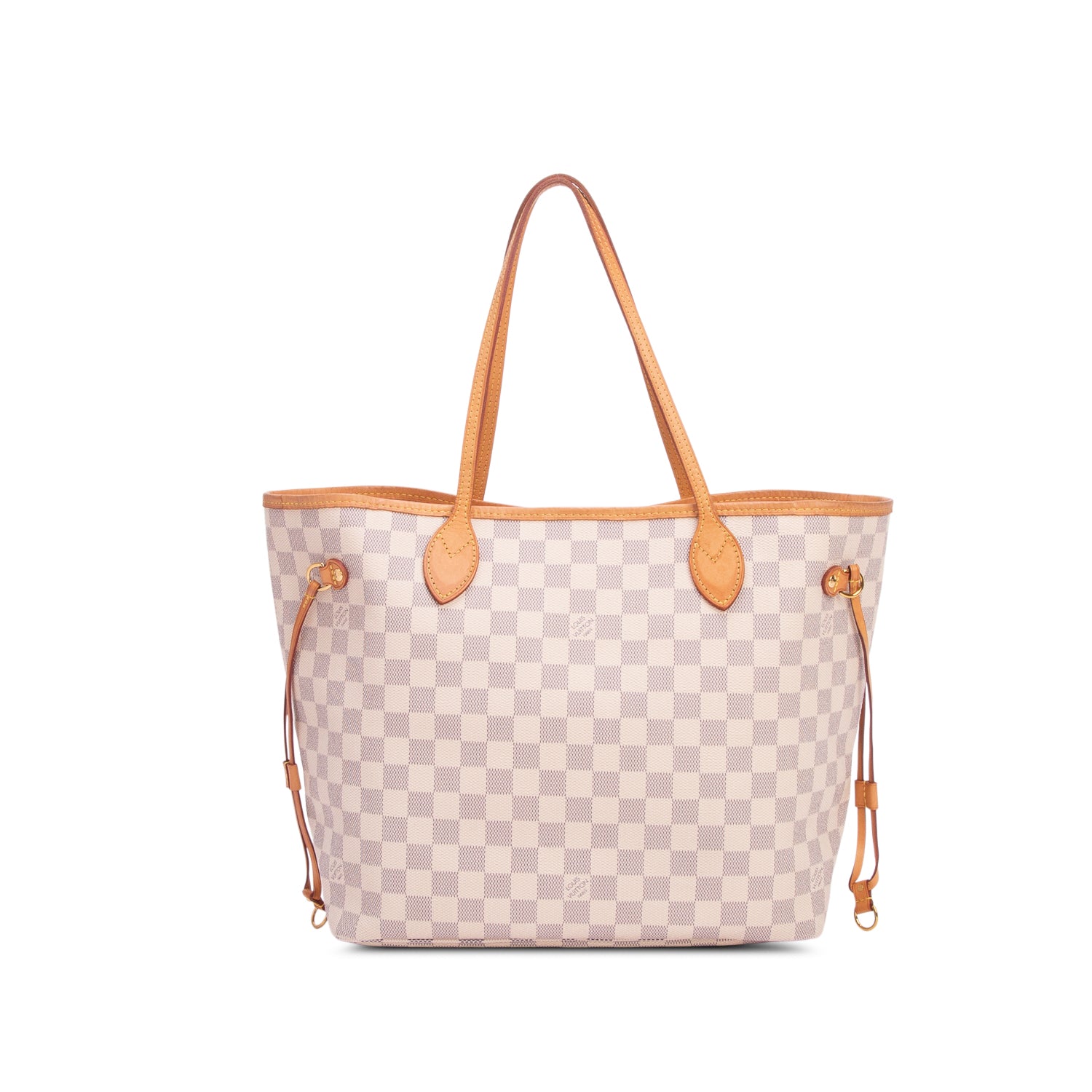 Louis Vuitton Damier Azur Neverfull MM w/ Pouch