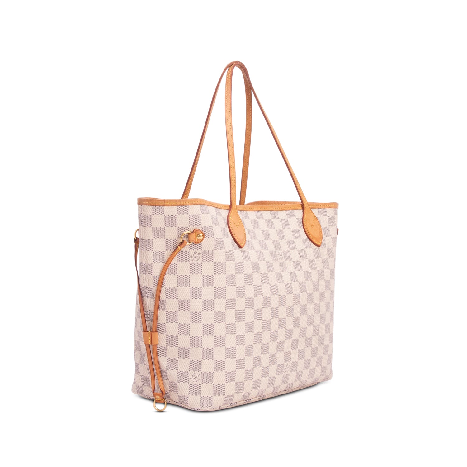 Louis Vuitton Damier Azur Neverfull MM w/ Pouch