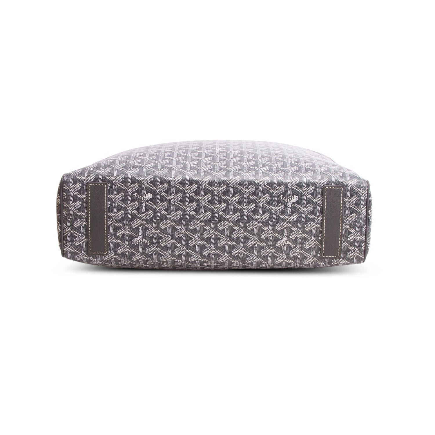 Goyard 2023 Grey Goyardine Voltaire III Tote w/ Strap