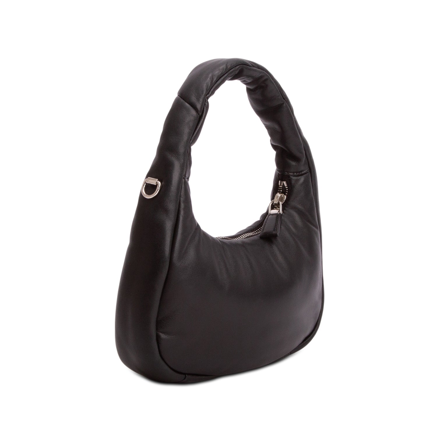 Prada Black Nappa Soft Padded Mini Bag w/ Strap