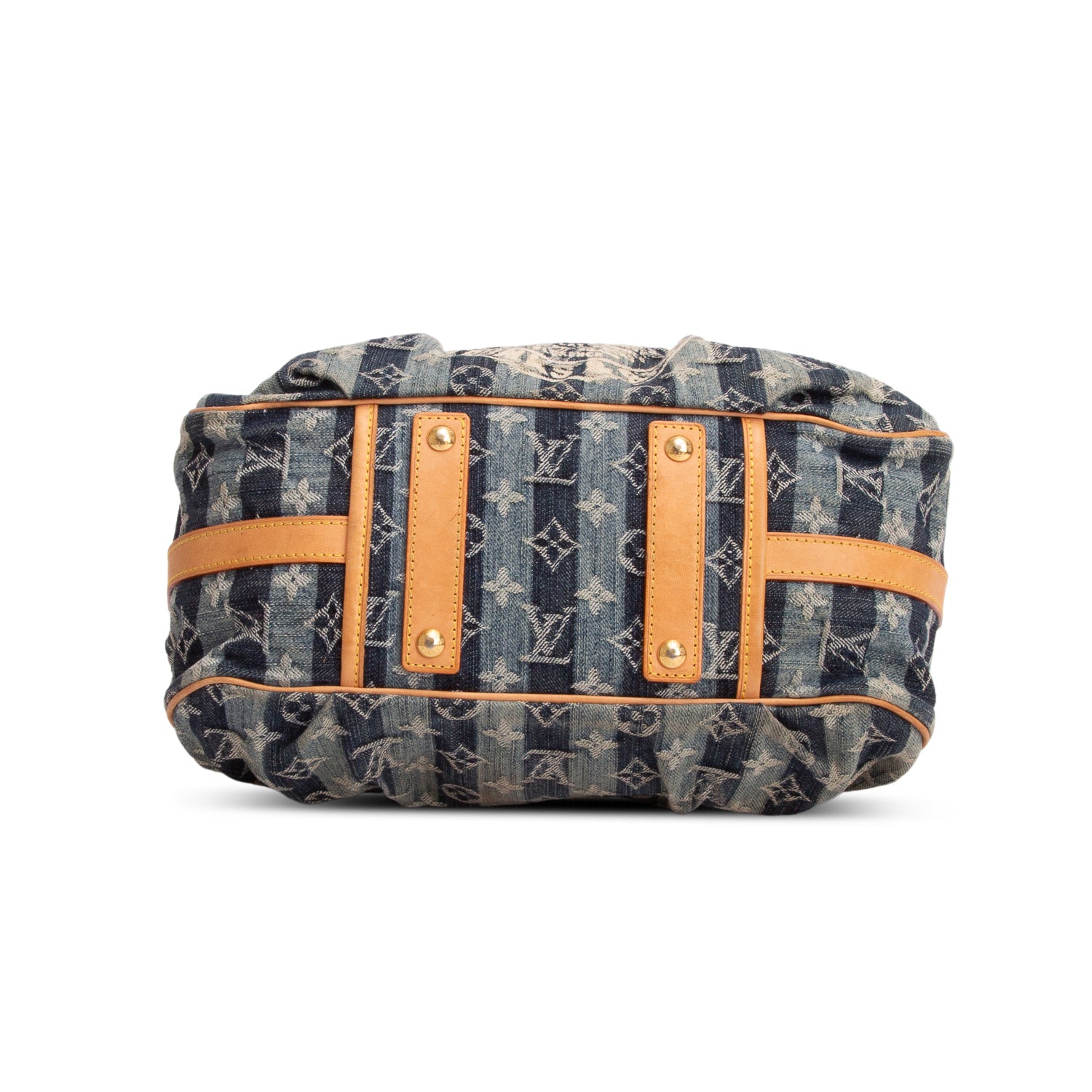 Louis Vuitton Denim Raye Porte Epaule MM